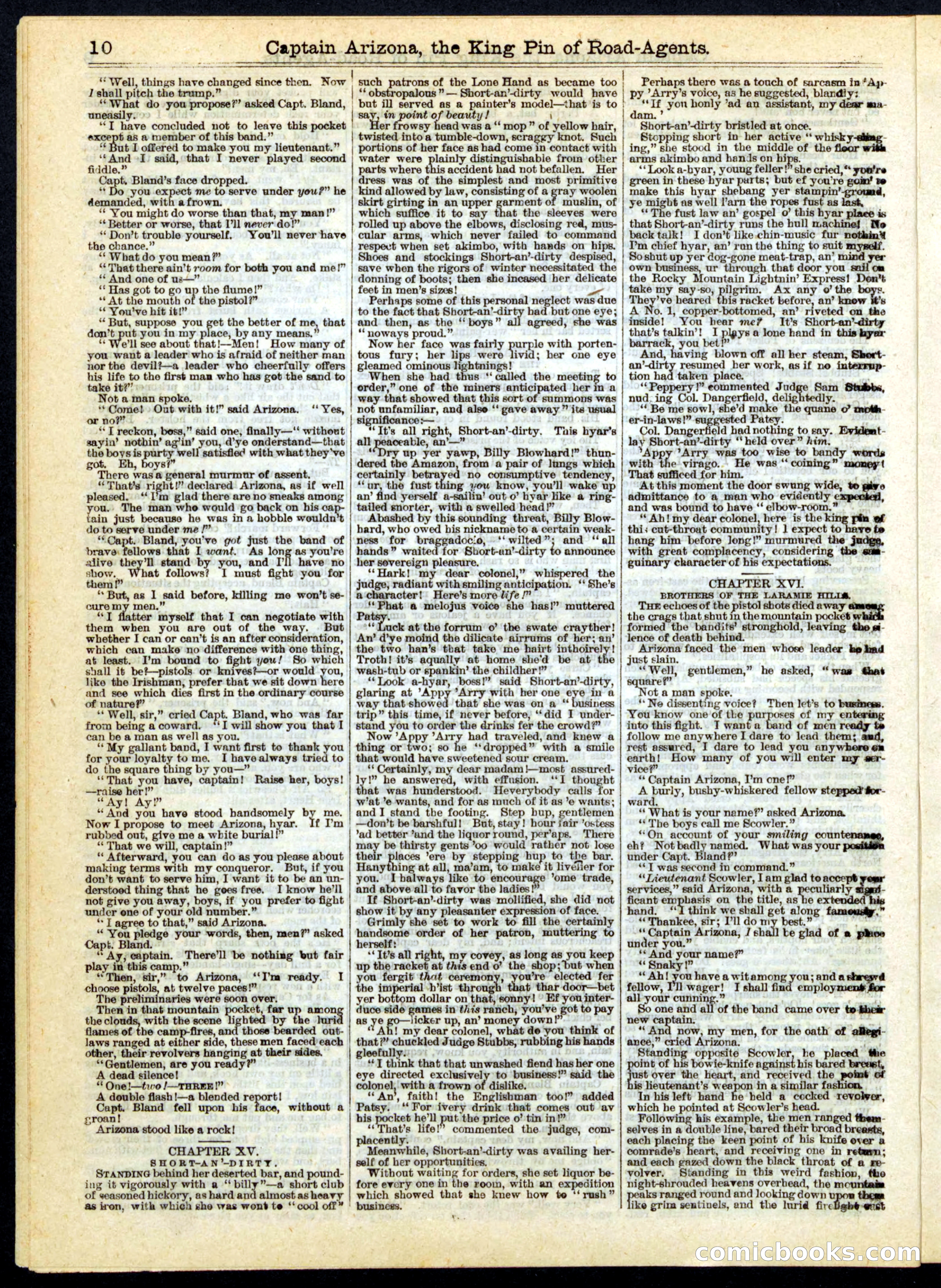 Beadle's Half Dime Library, No. 175 — page 10 of 16