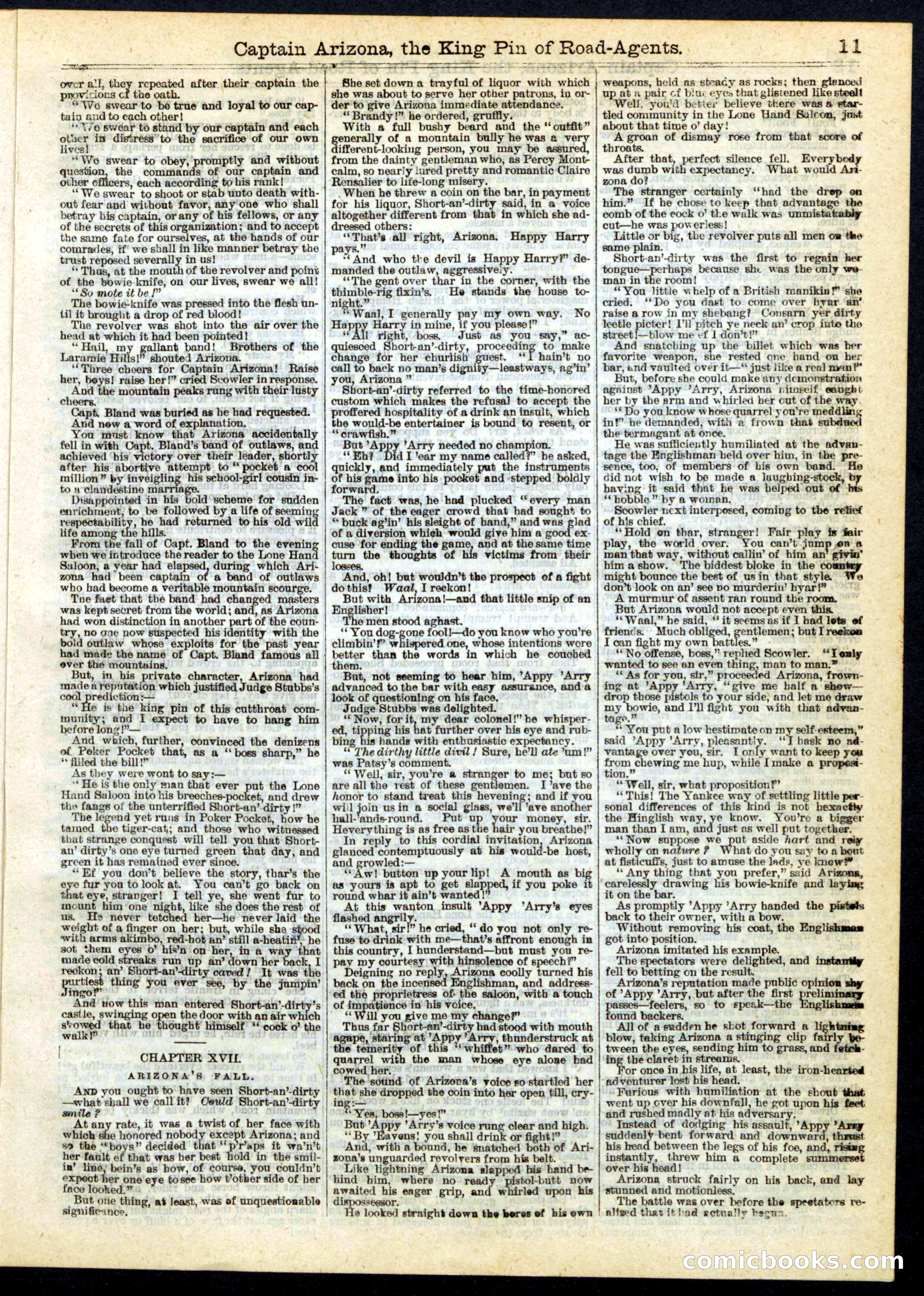 Beadle's Half Dime Library, No. 175 — page 11 of 16