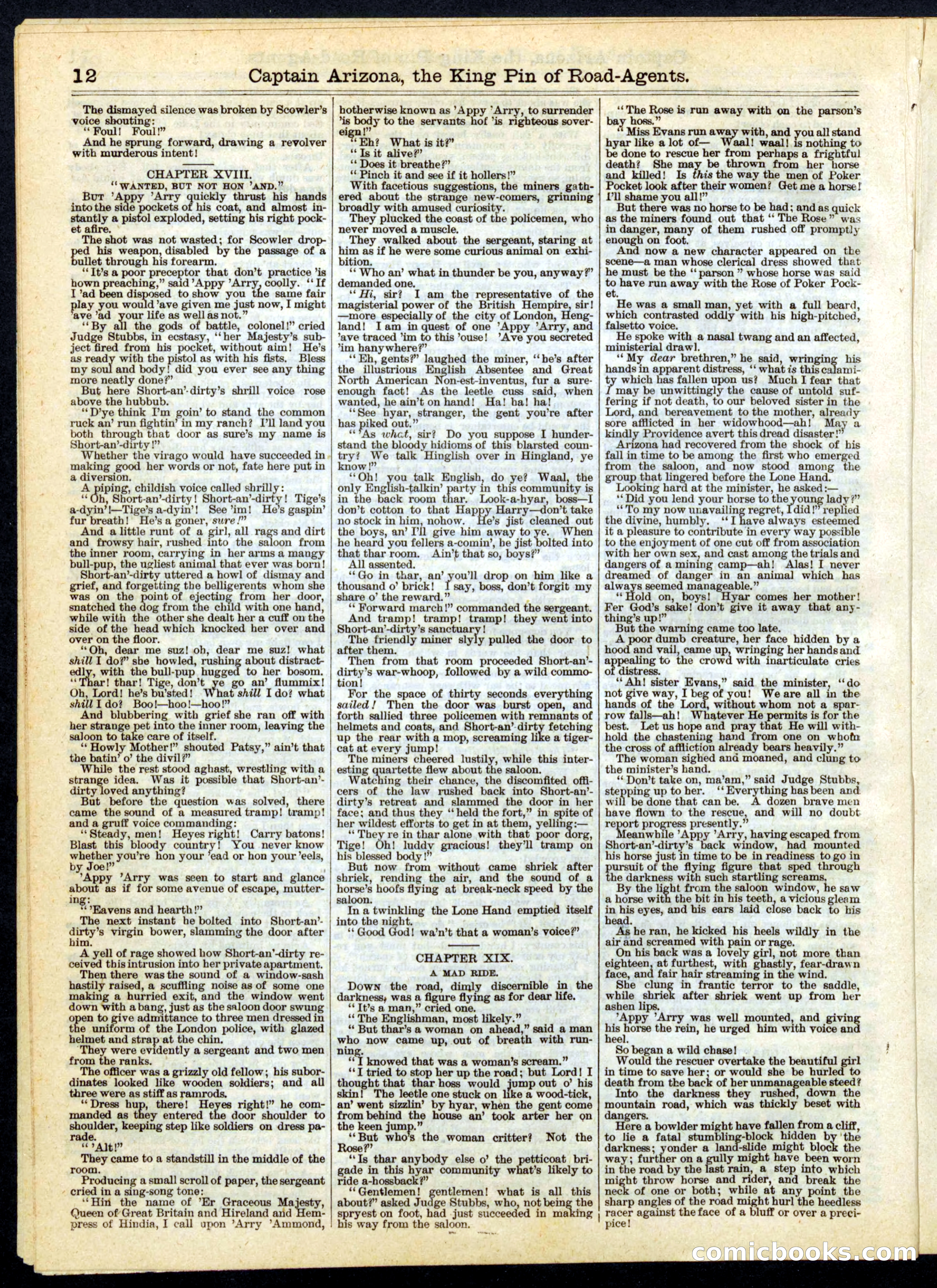 Beadle's Half Dime Library, No. 175 — page 12 of 16