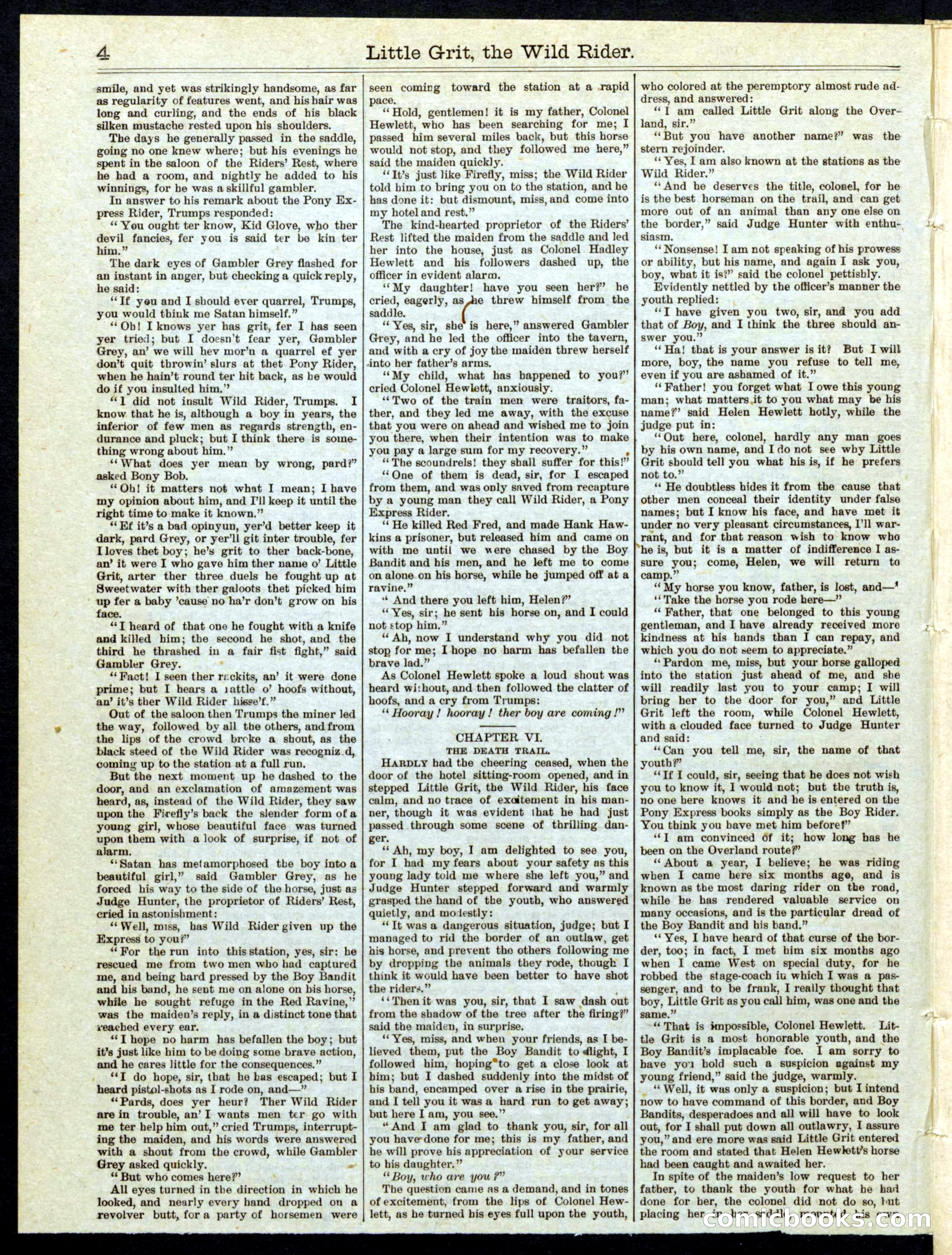 Beadle's Half Dime Library No. 197 — page 4 of 16