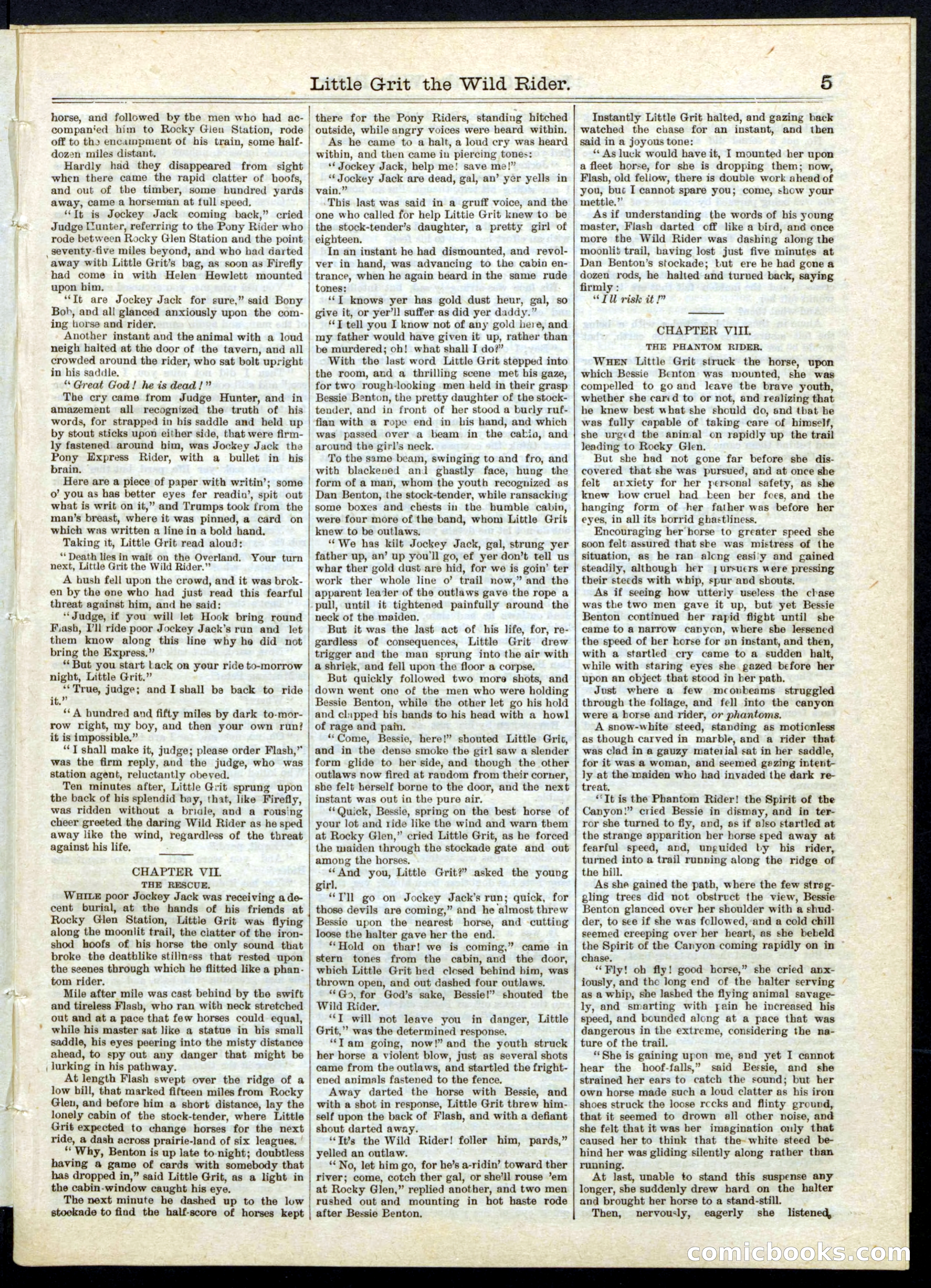 Beadle's Half Dime Library No. 197 — page 5 of 16