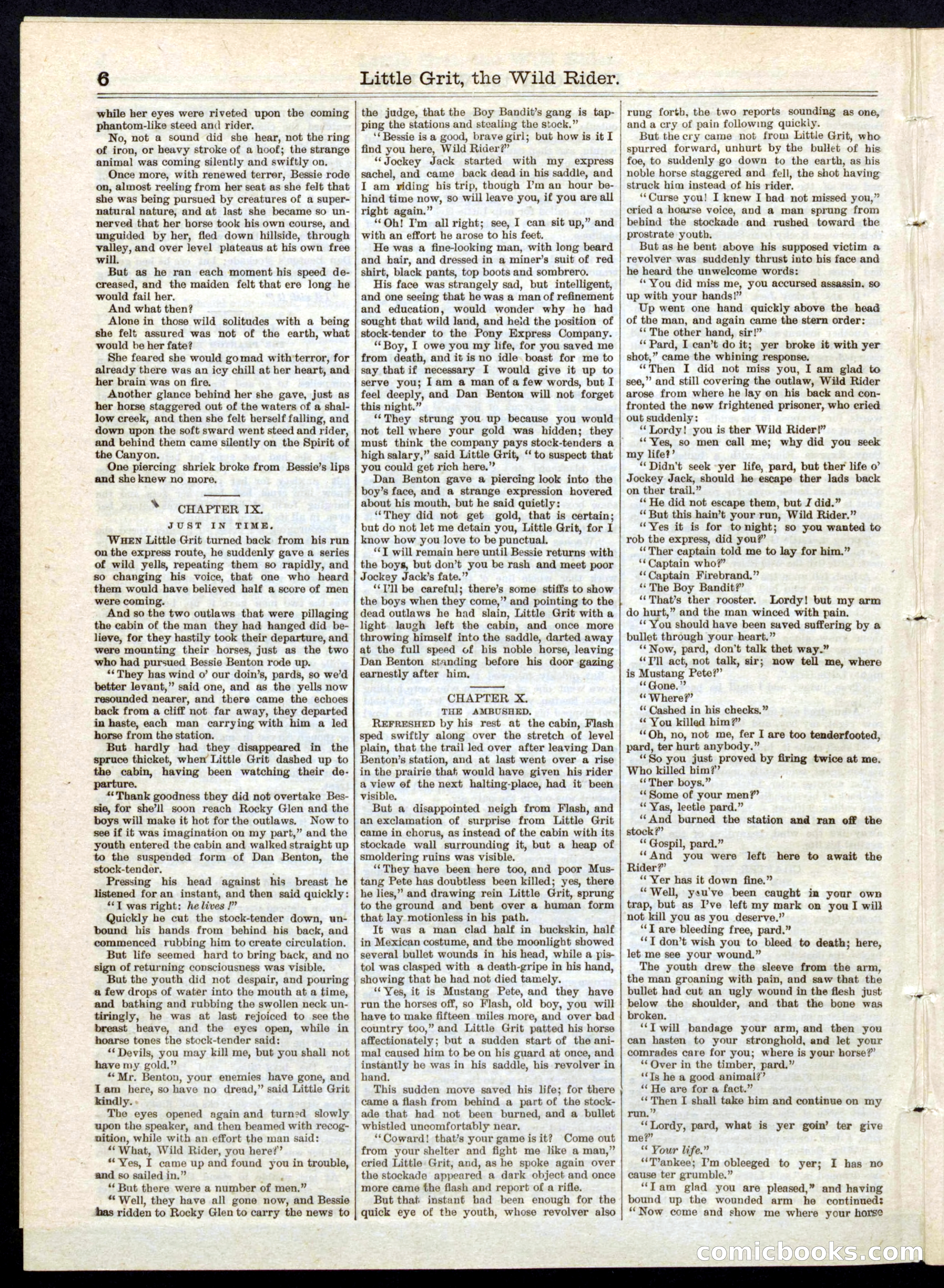 Beadle's Half Dime Library No. 197 — page 6 of 16