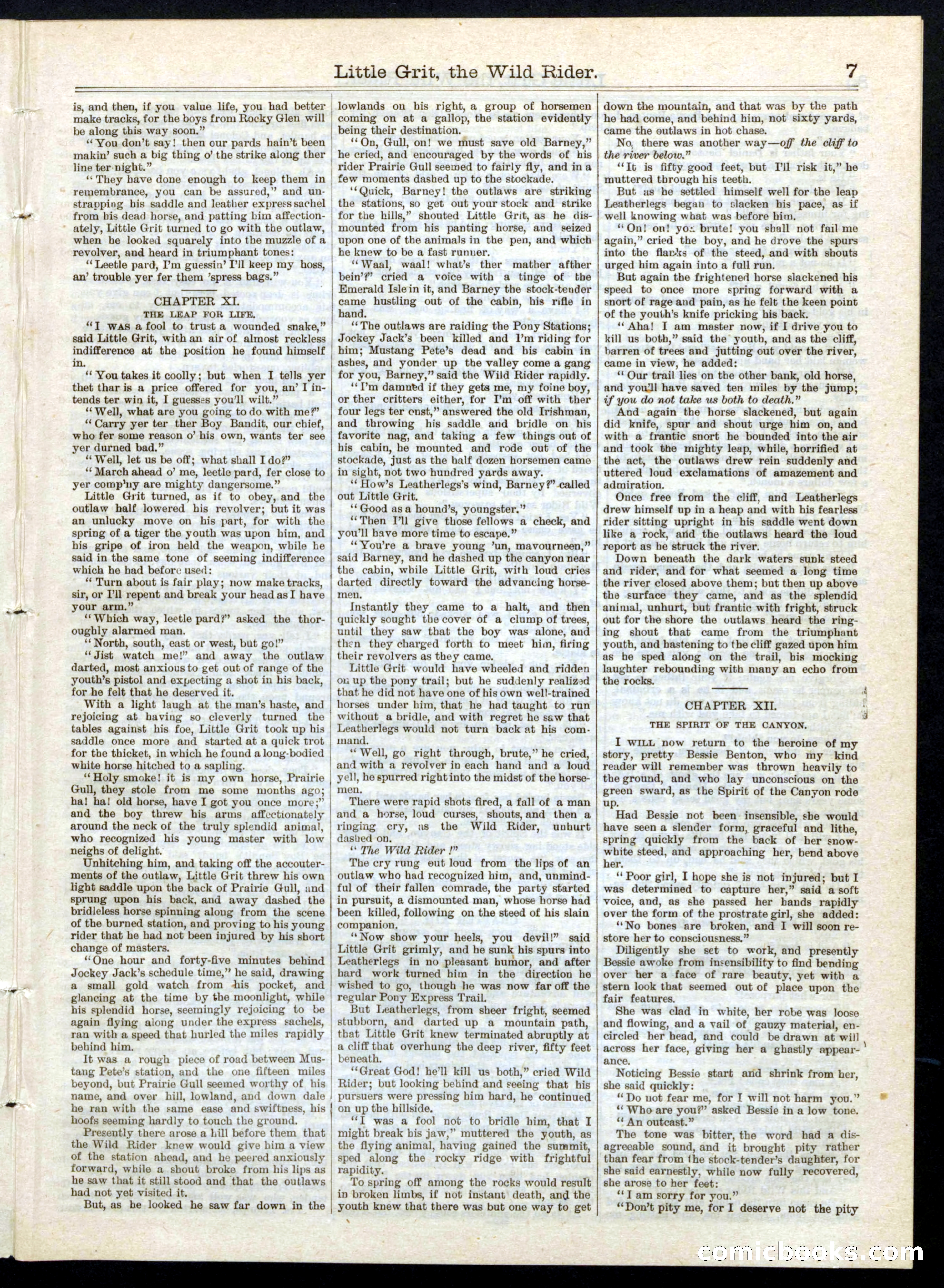 Beadle's Half Dime Library No. 197 — page 7 of 16
