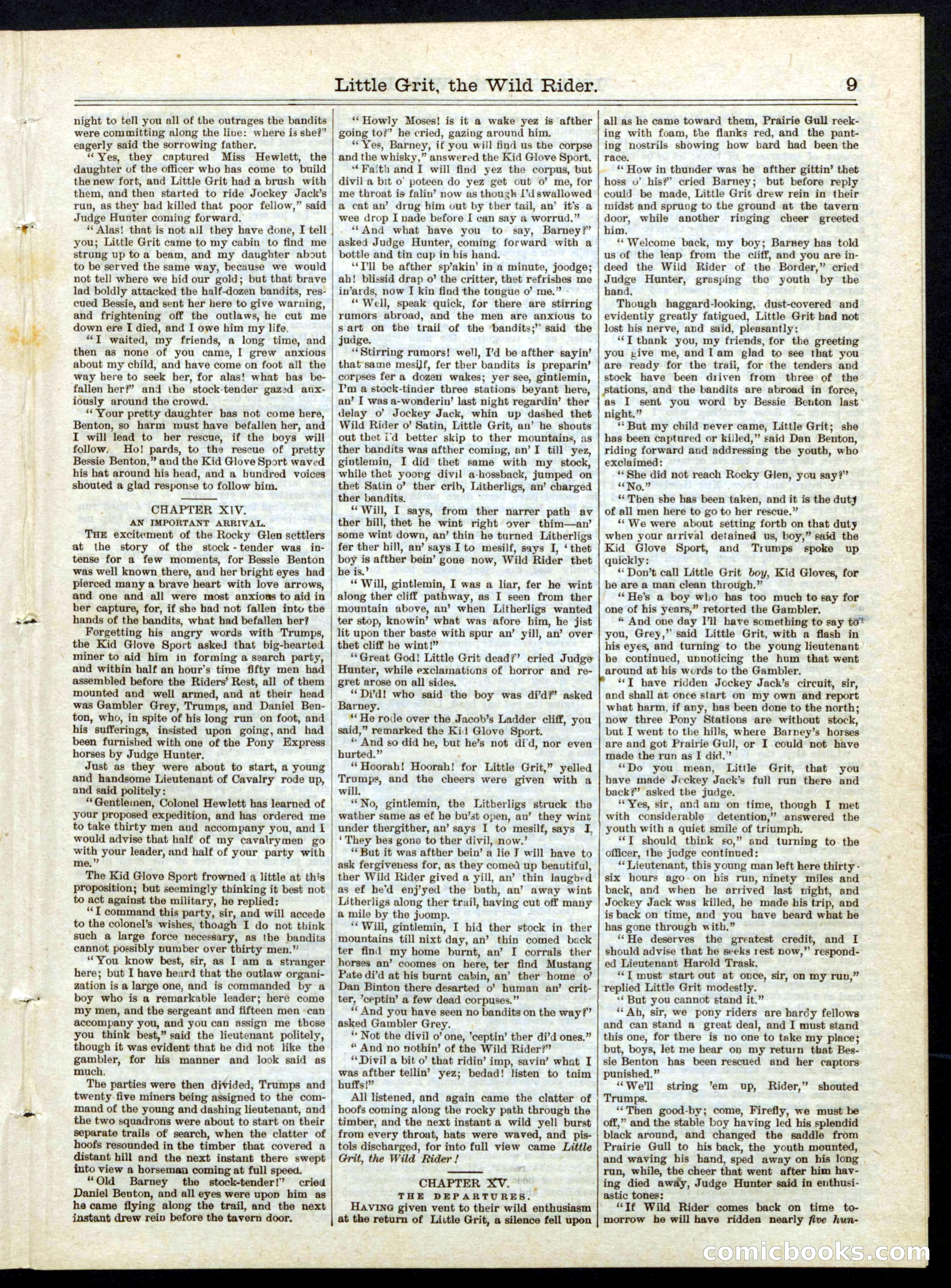 Beadle's Half Dime Library No. 197 — page 9 of 16