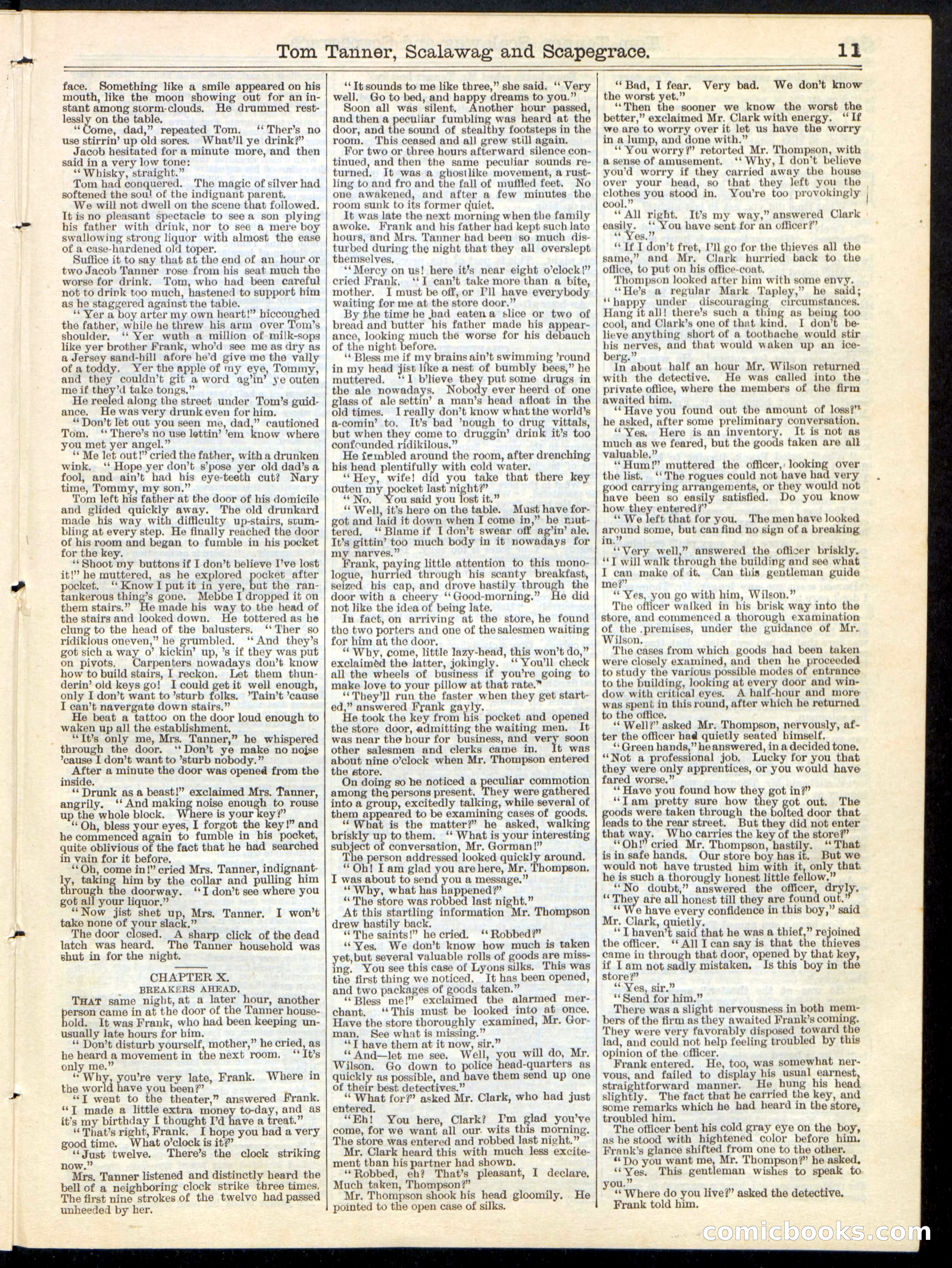 Beadle's Half Dime Library No. 220 — page 11 of 16