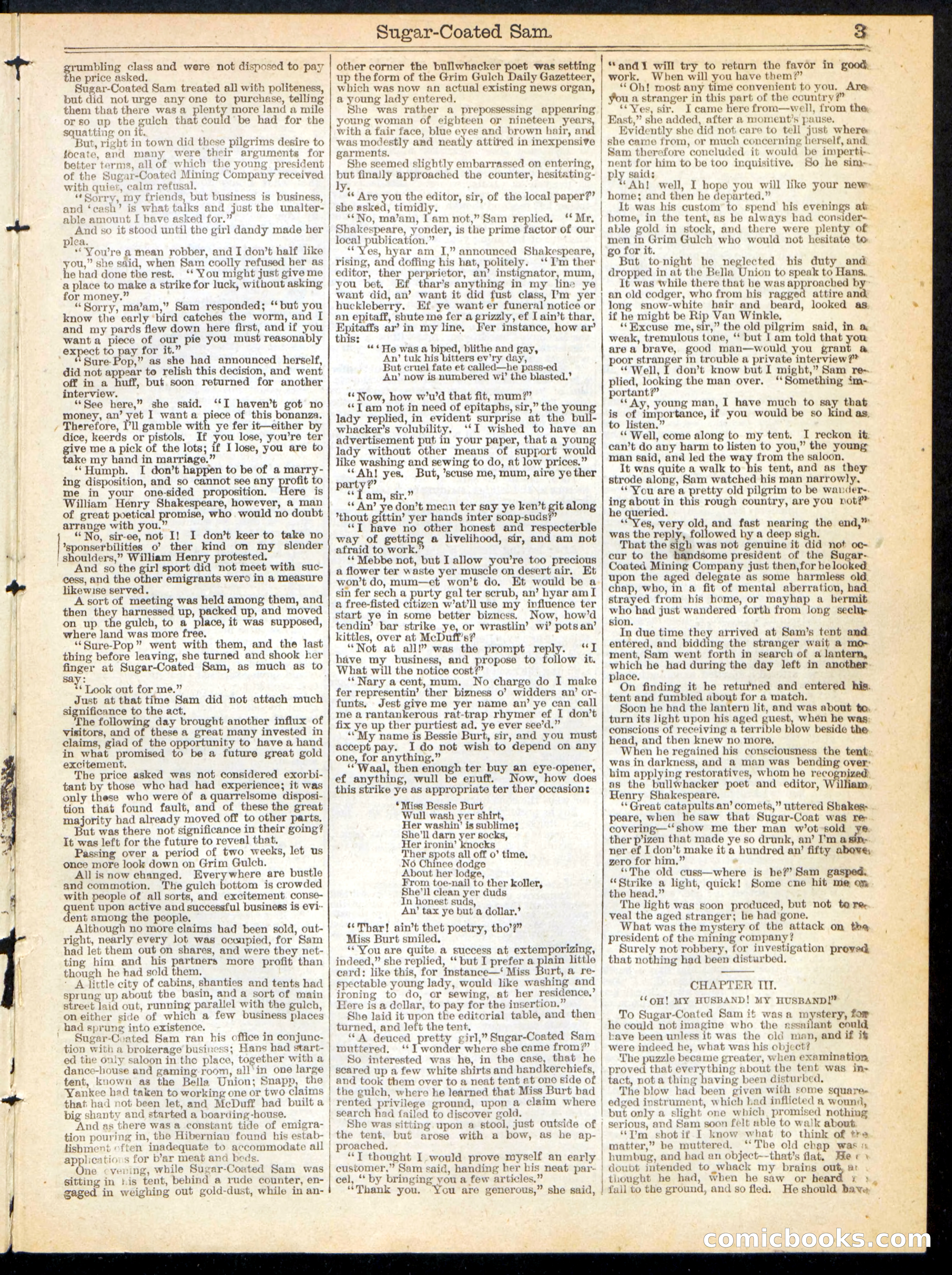 Beadle's Half Dime Library No. 221 — page 3 of 16
