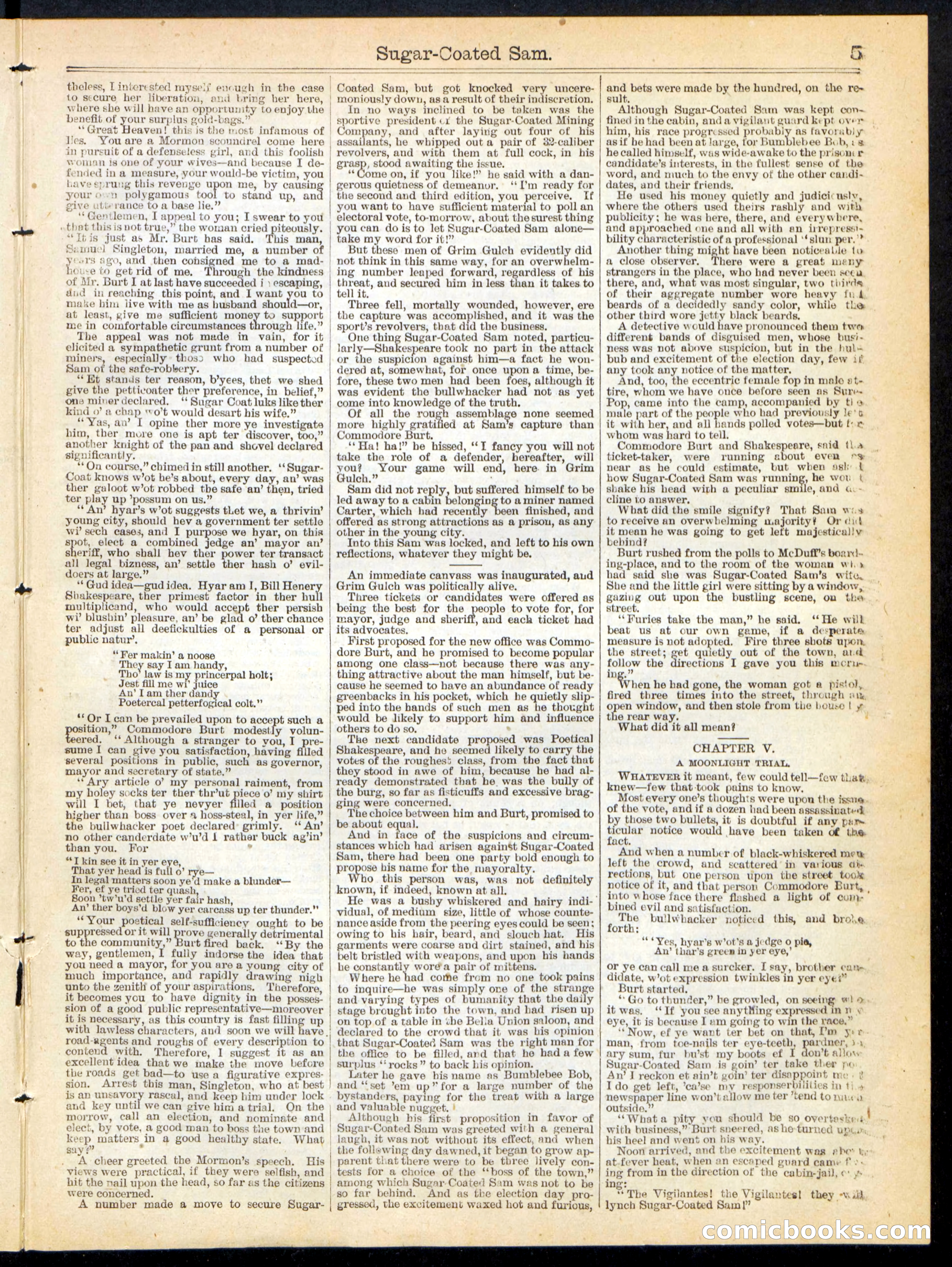 Beadle's Half Dime Library No. 221 — page 5 of 16