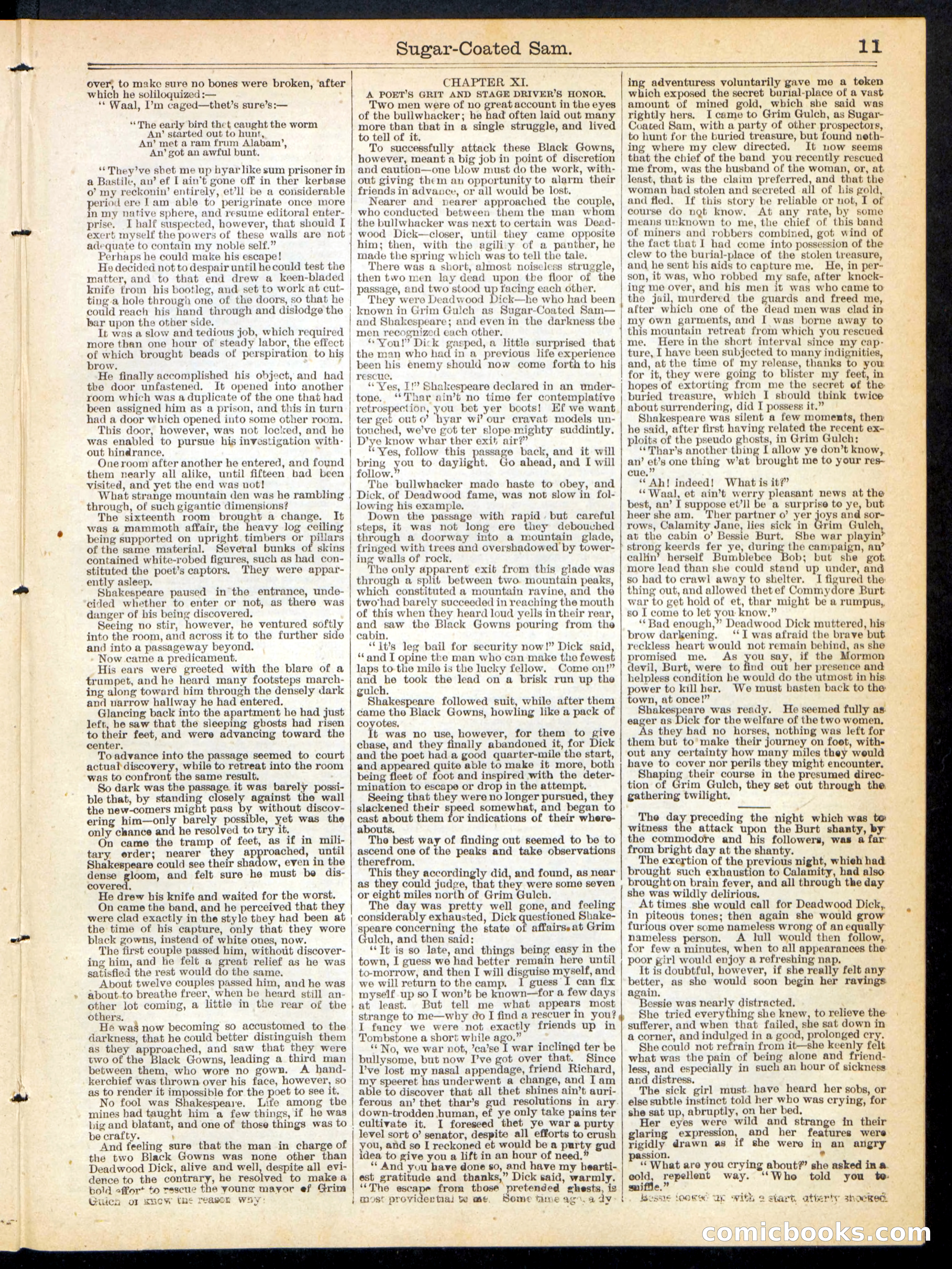 Beadle's Half Dime Library No. 221 — page 11 of 16