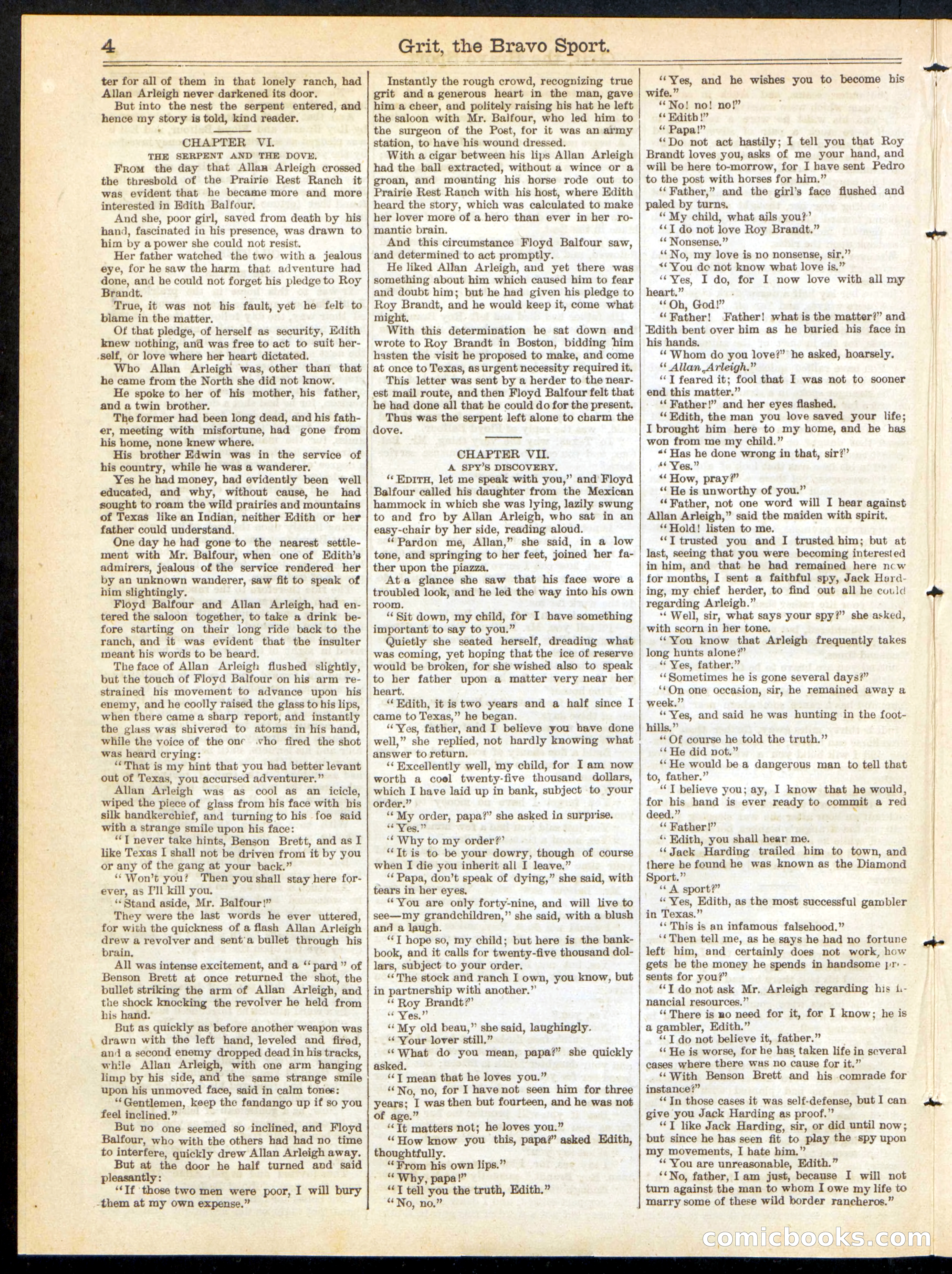 Beadle's Half Dime Library, No. 222 — page 4 of 16