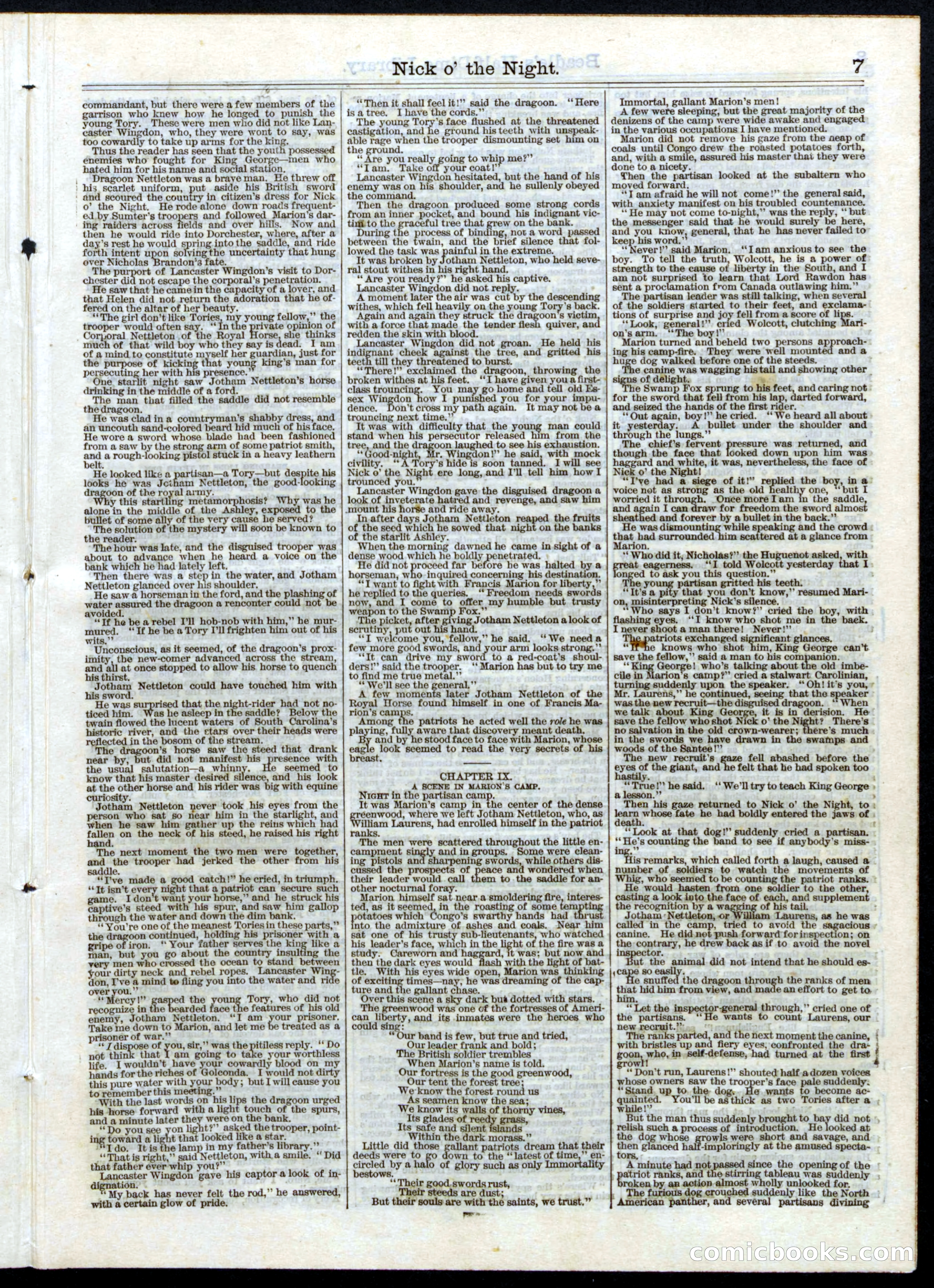 Beadle's Half Dime Library, No. 23 — page 7 of 16