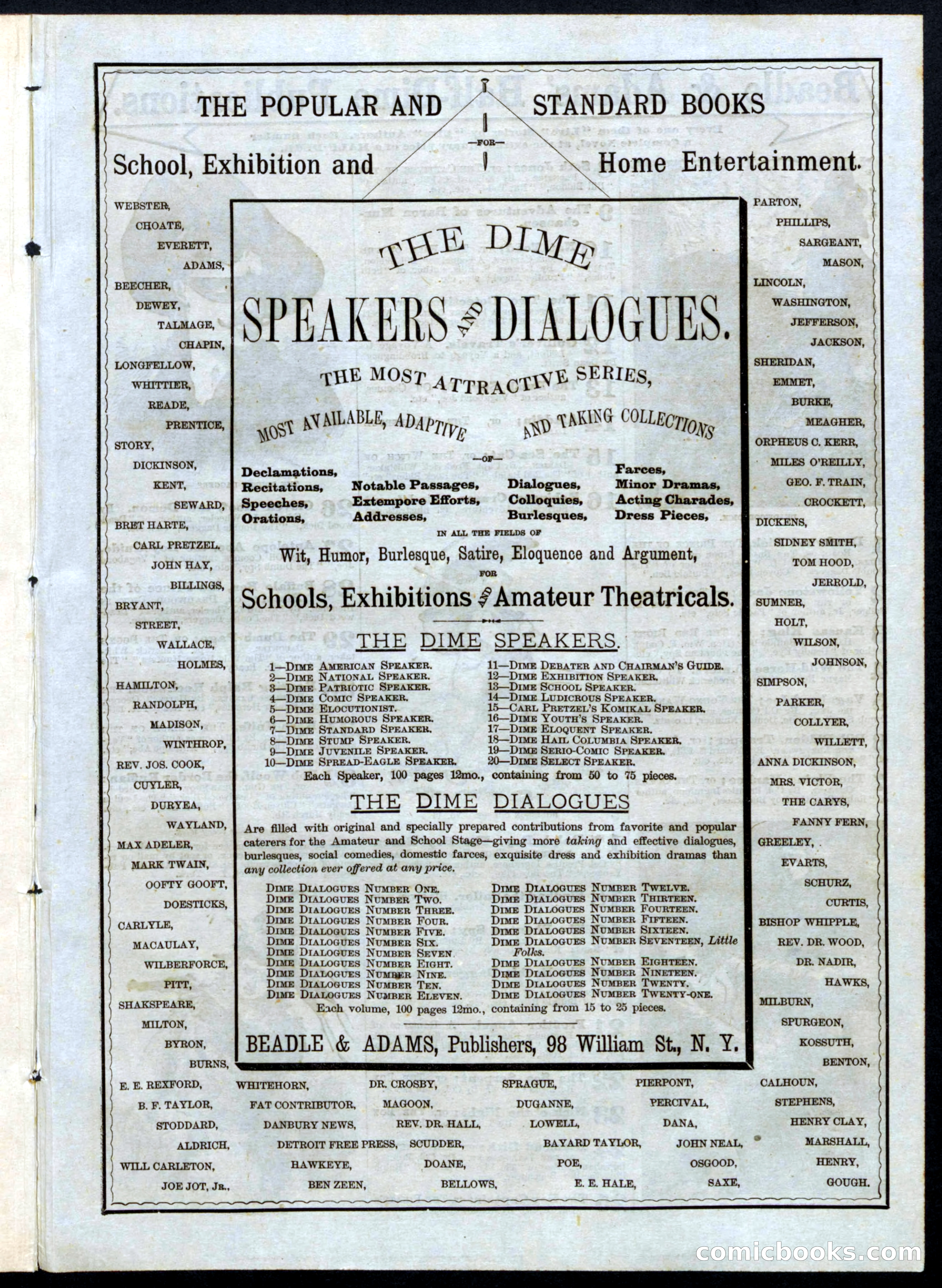 Beadle's Half Dime Library, No. 23 — page 15 of 16
