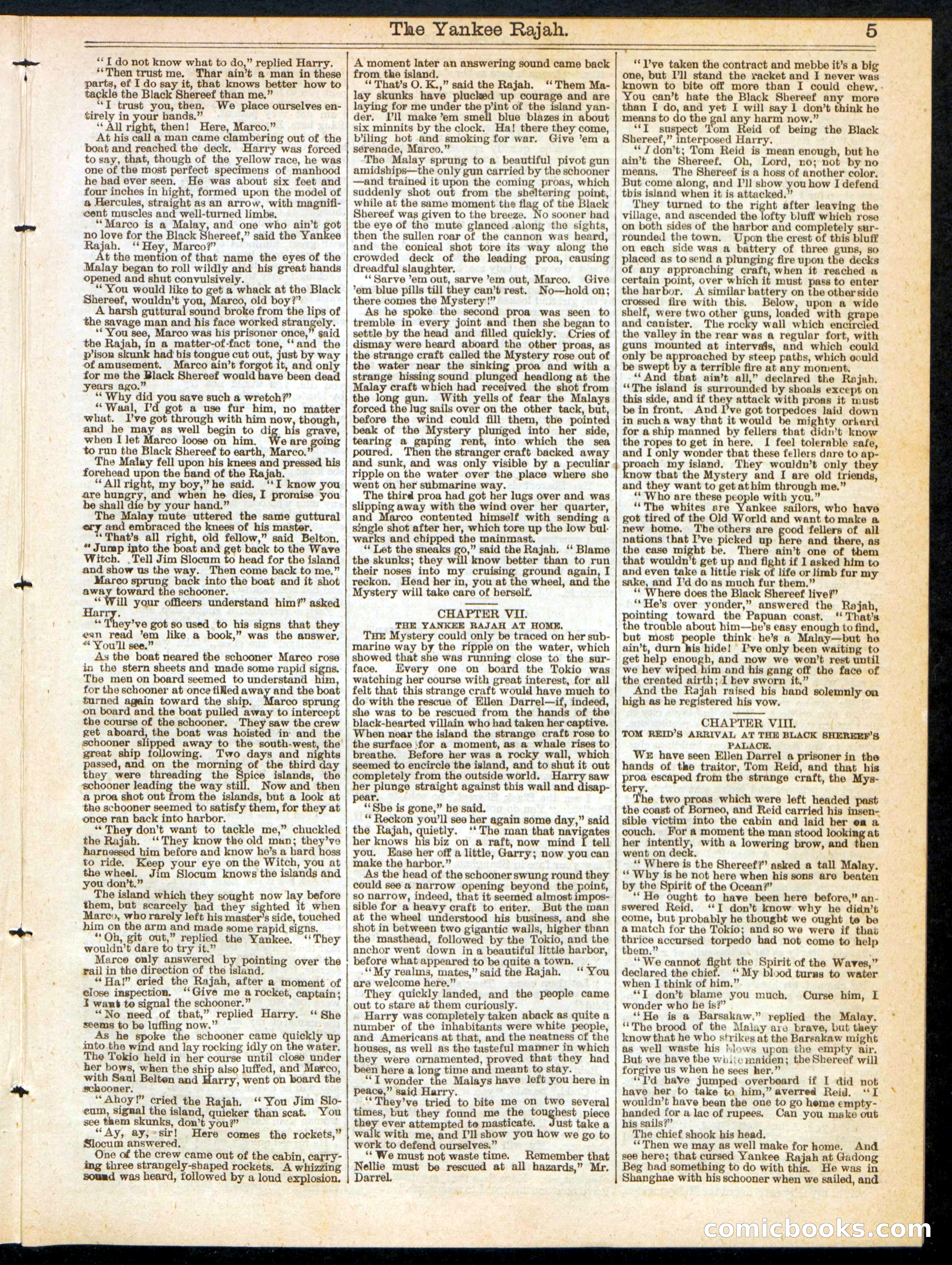 Beadle's Half Dime Library, No. 230 — page 5 of 16