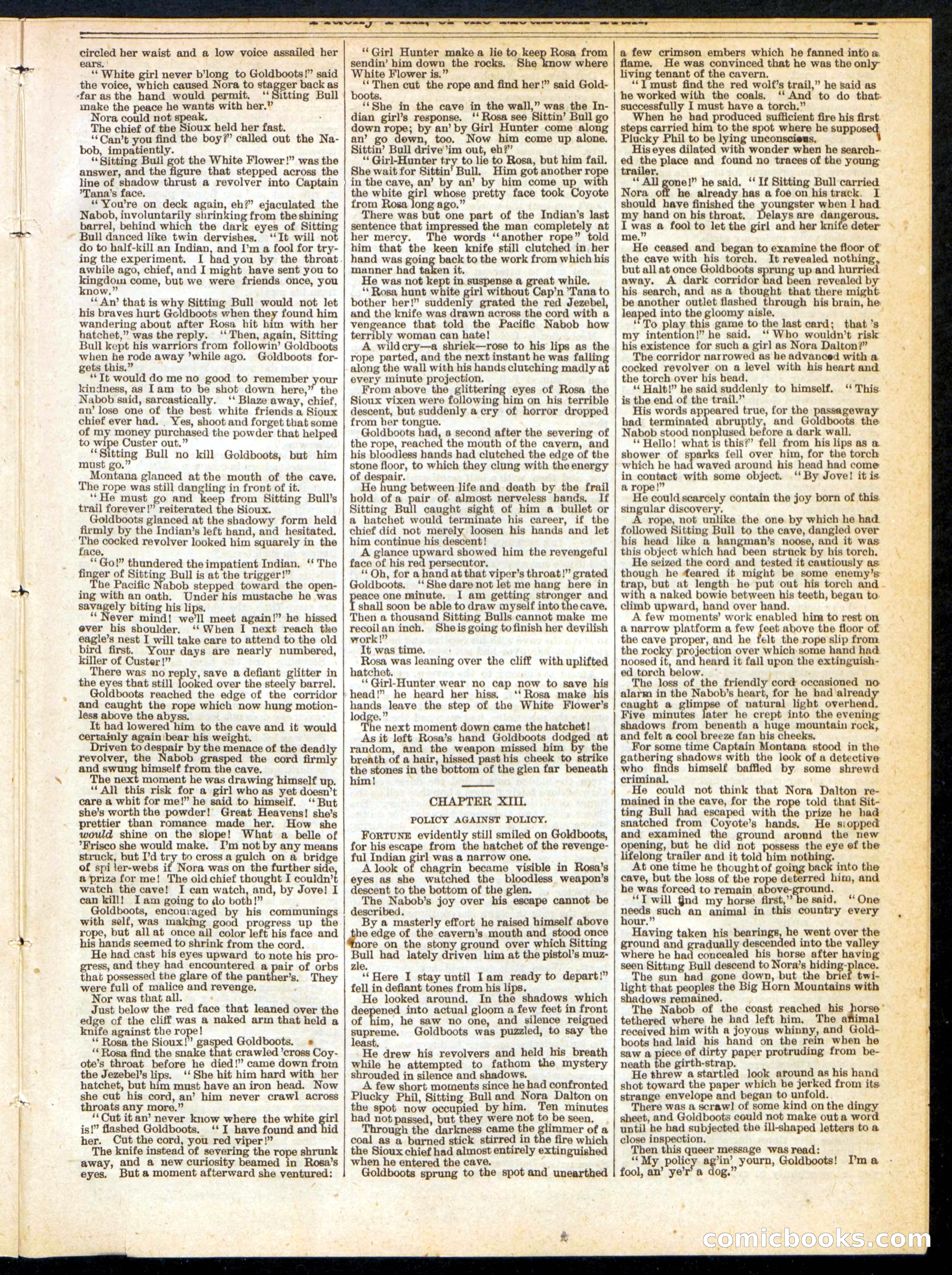Beadle's Half Dime Library No. 281 — page 11 of 16