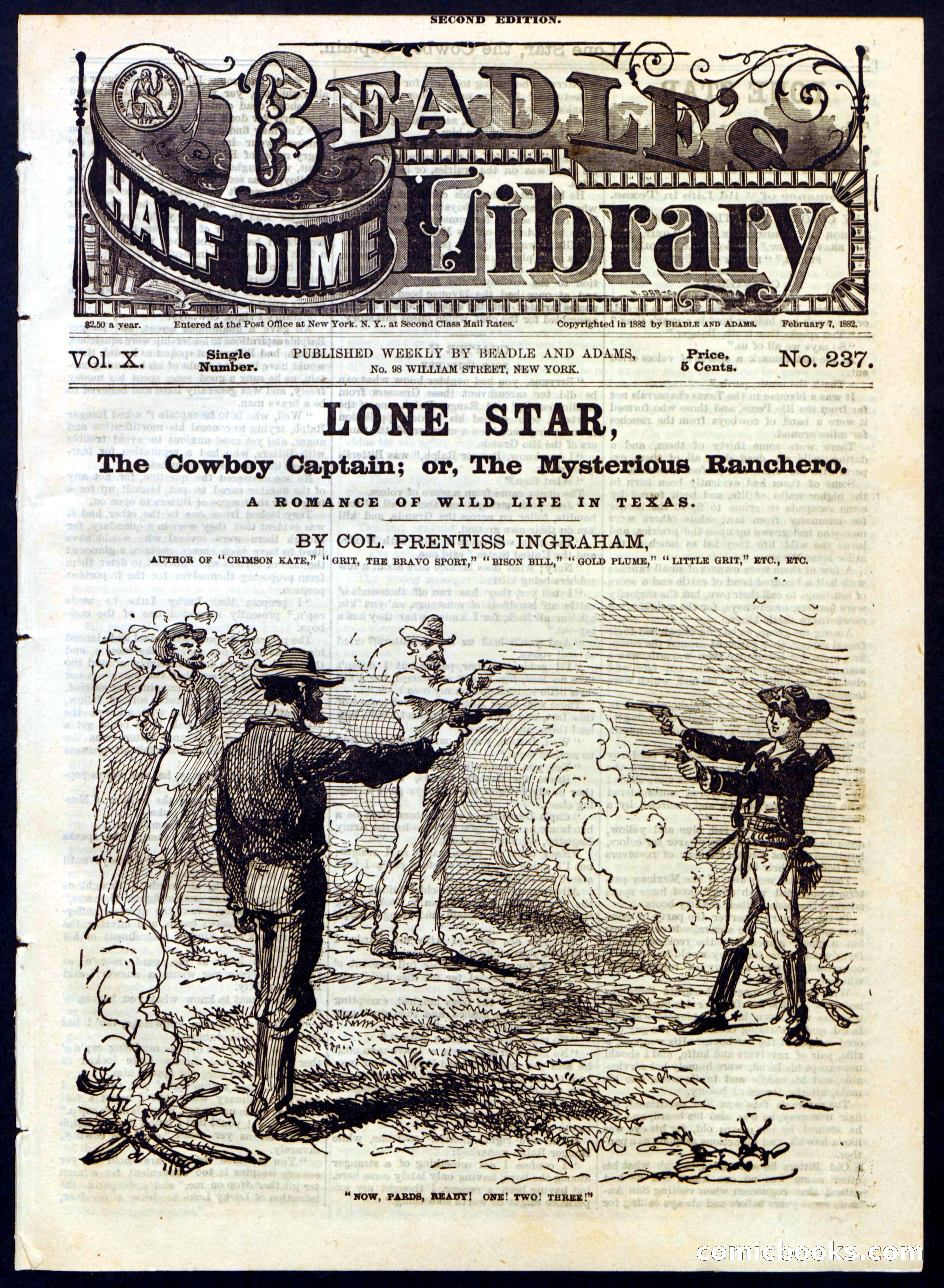 Beadle's Half Dime Library, No. 237 — page 1 of 16