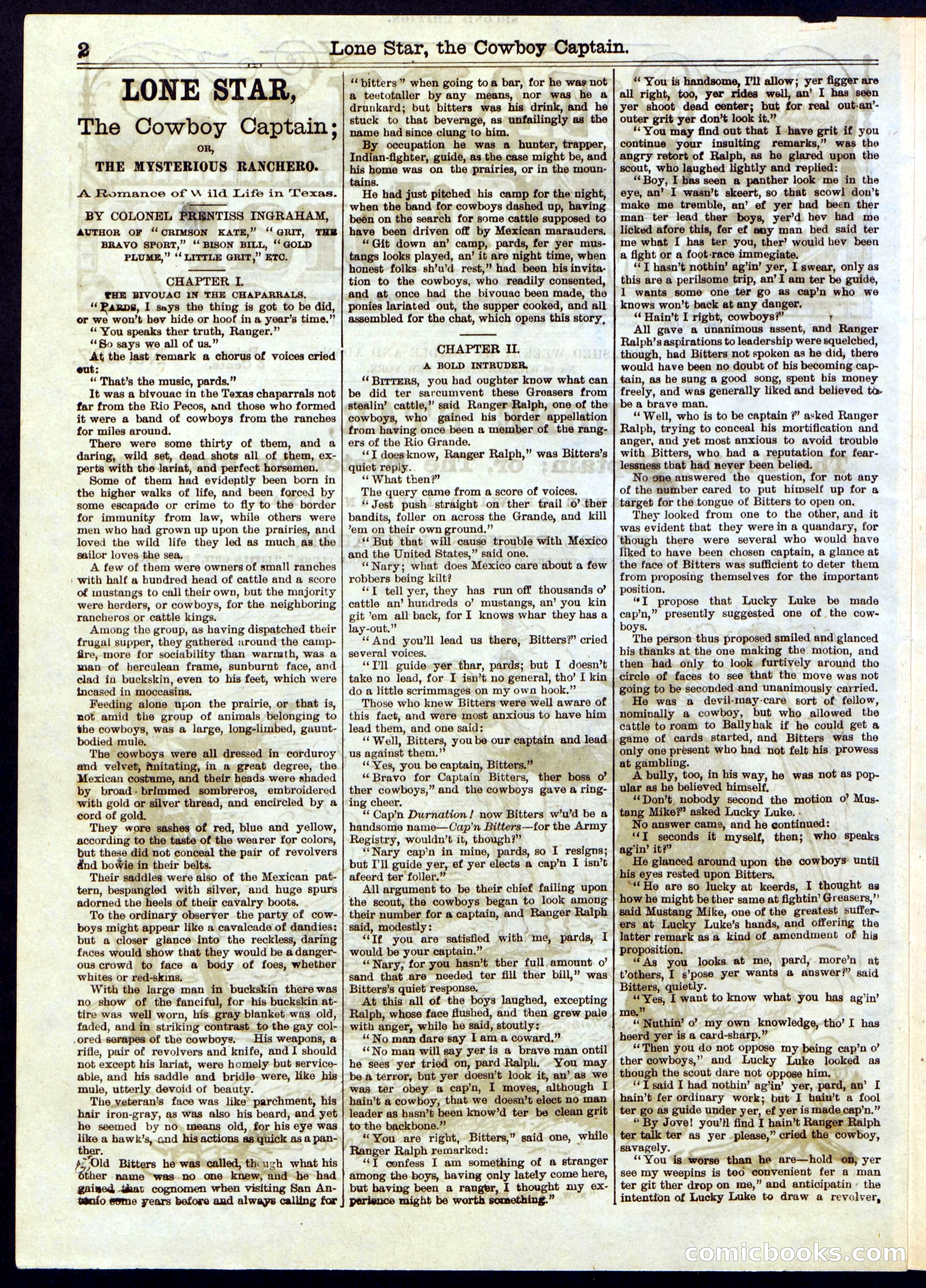 Beadle's Half Dime Library, No. 237 — page 2 of 16