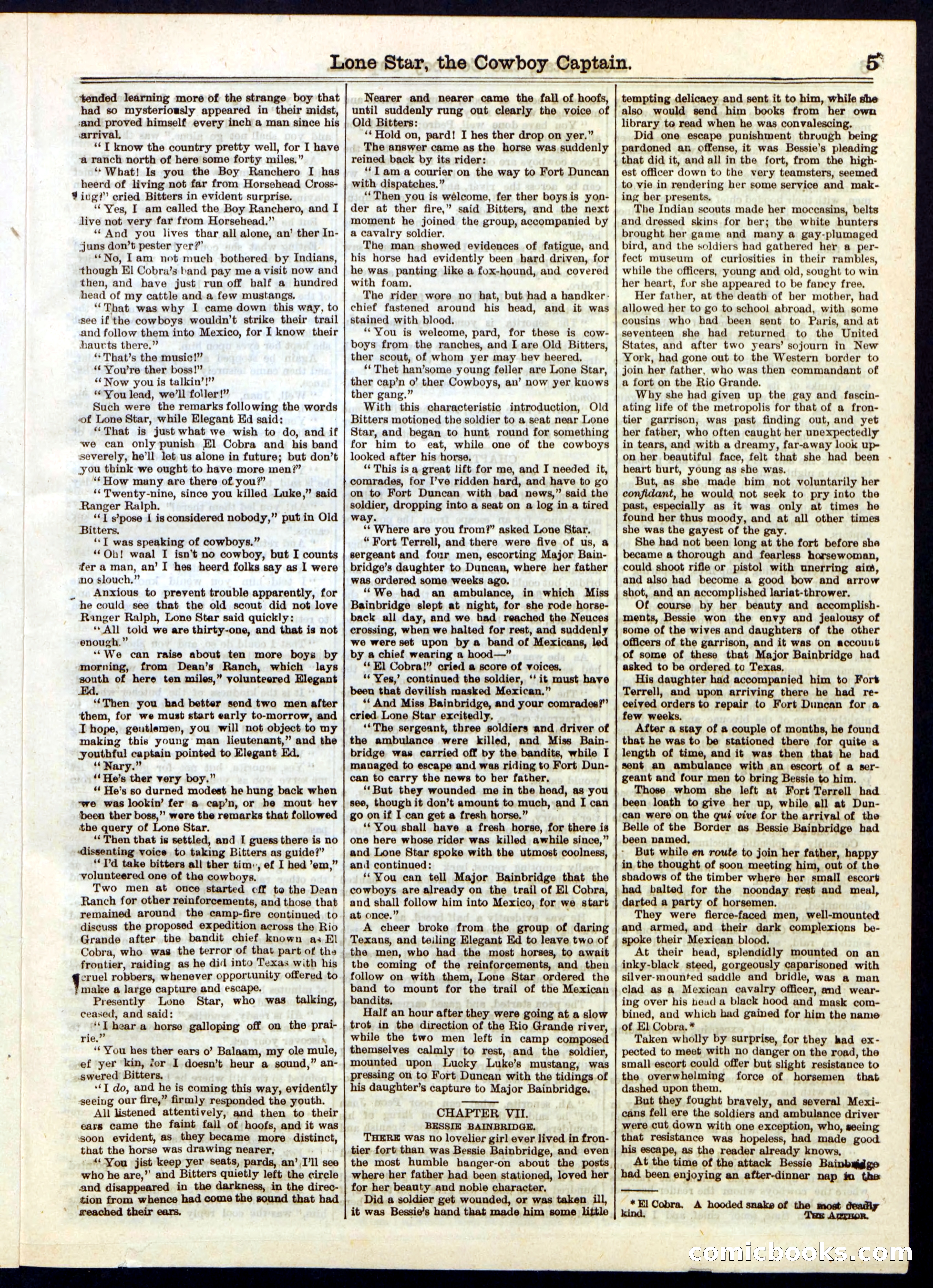 Beadle's Half Dime Library, No. 237 — page 5 of 16