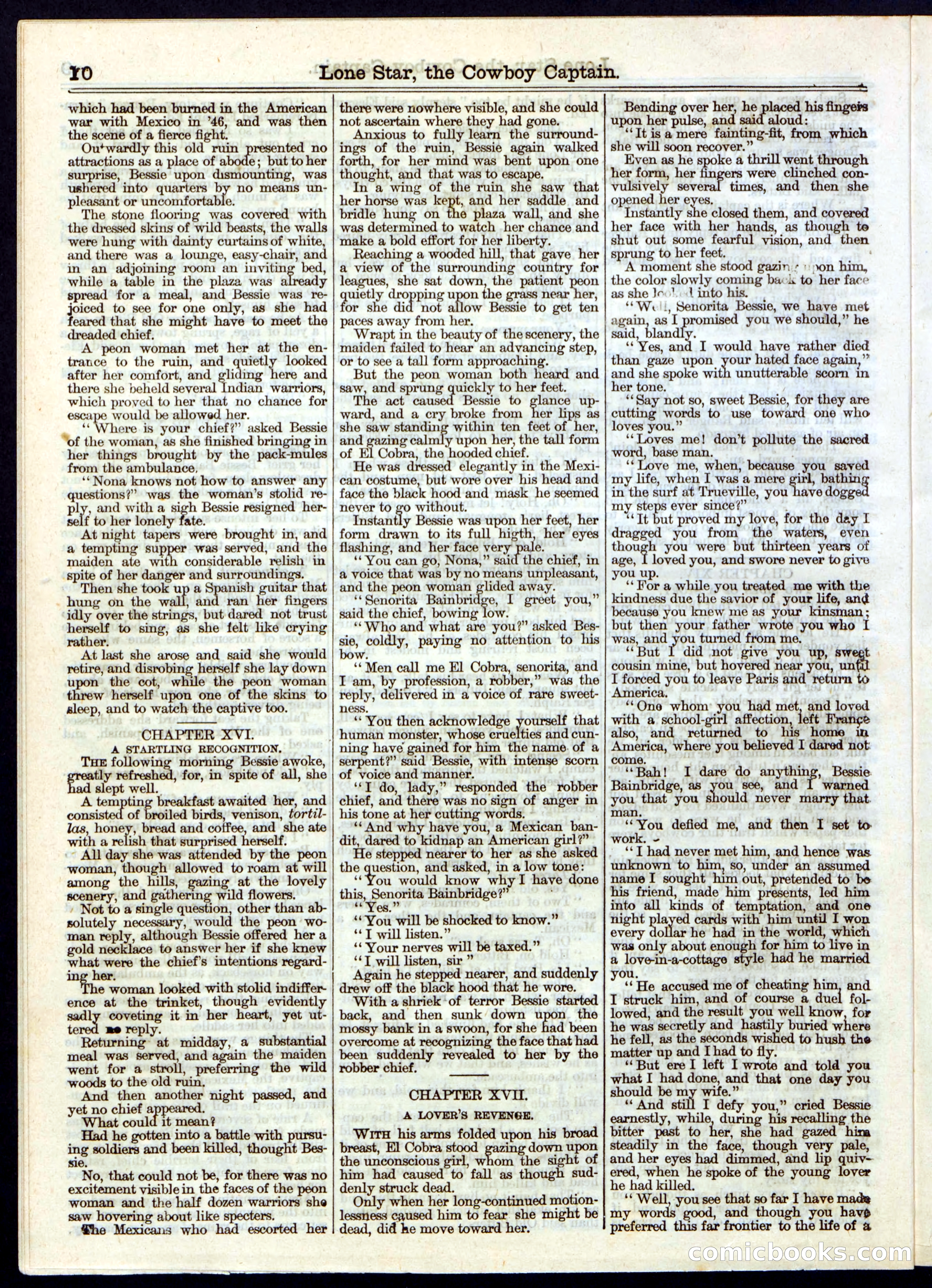 Beadle's Half Dime Library, No. 237 — page 10 of 16