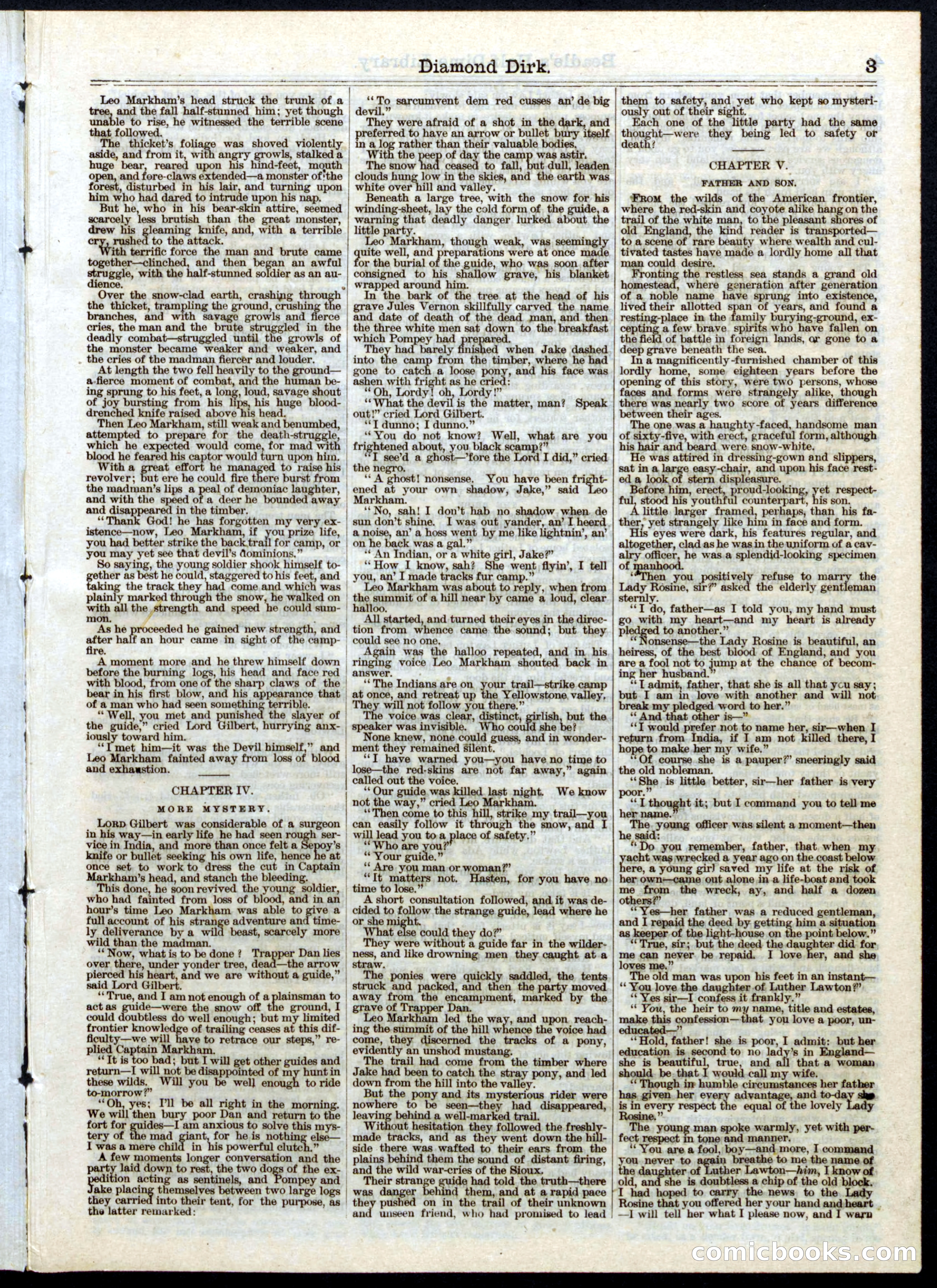 Beadle's Half Dime Library No. 24 — page 3 of 16