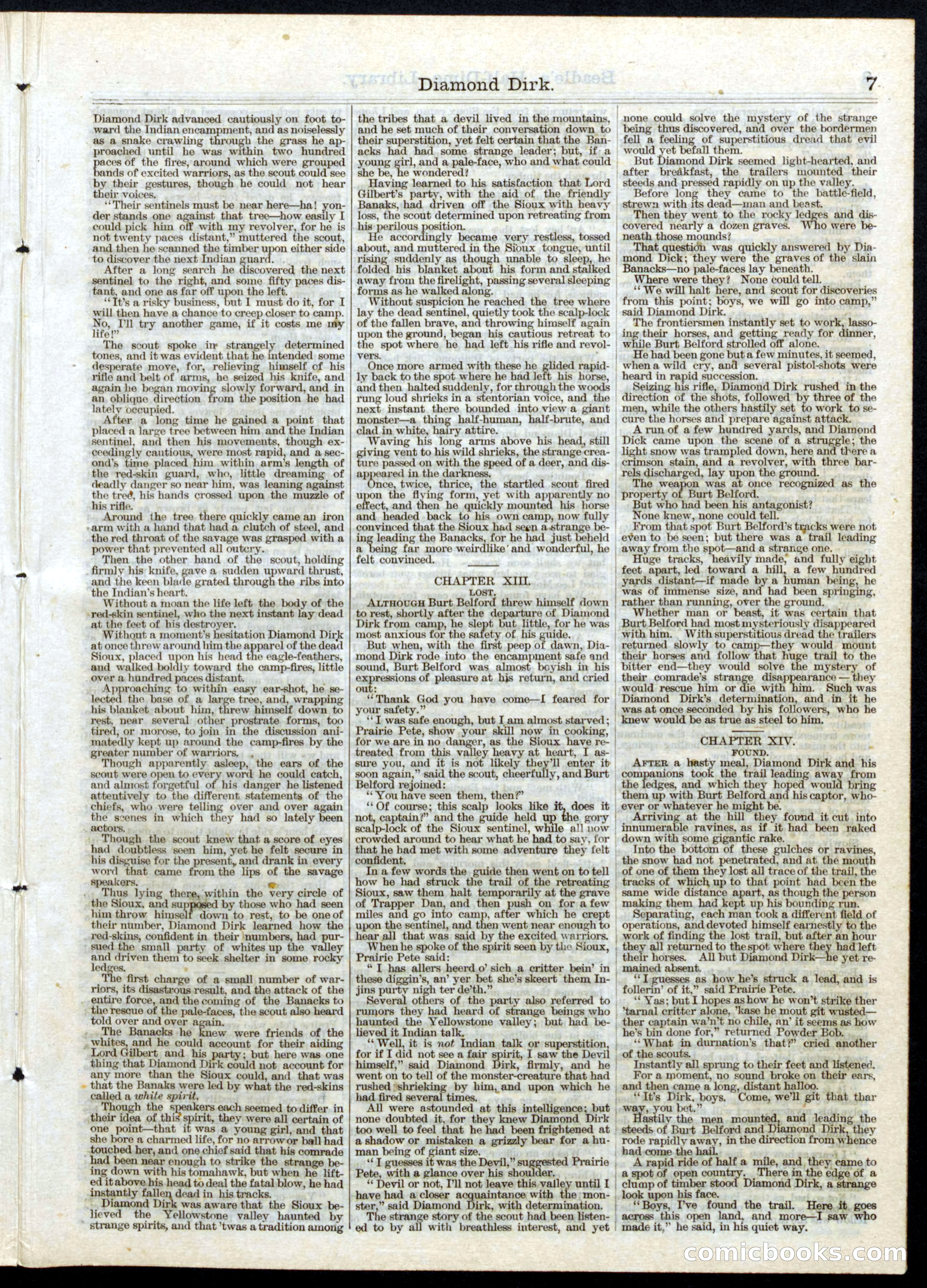 Beadle's Half Dime Library No. 24 — page 7 of 16