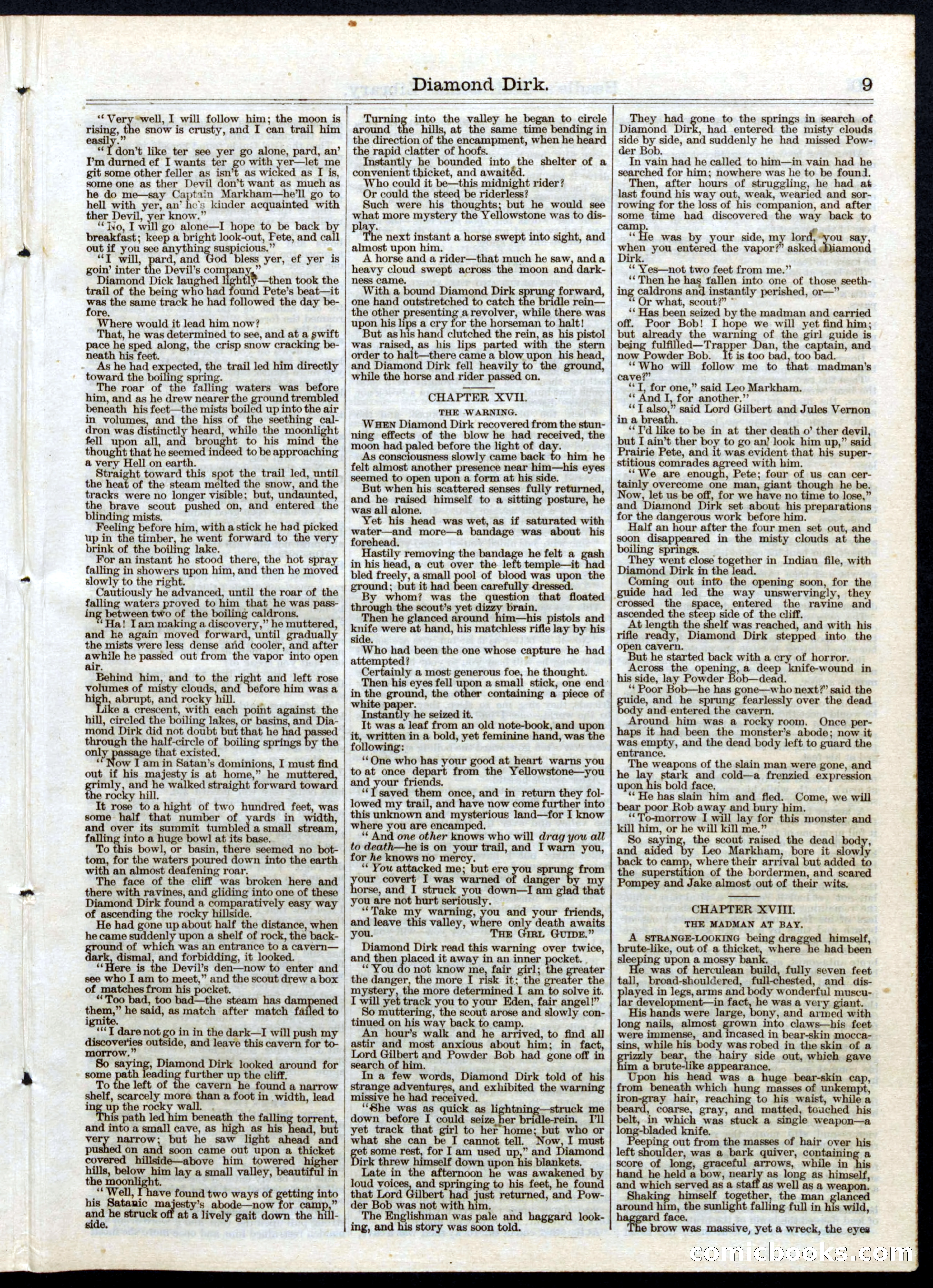 Beadle's Half Dime Library No. 24 — page 9 of 16