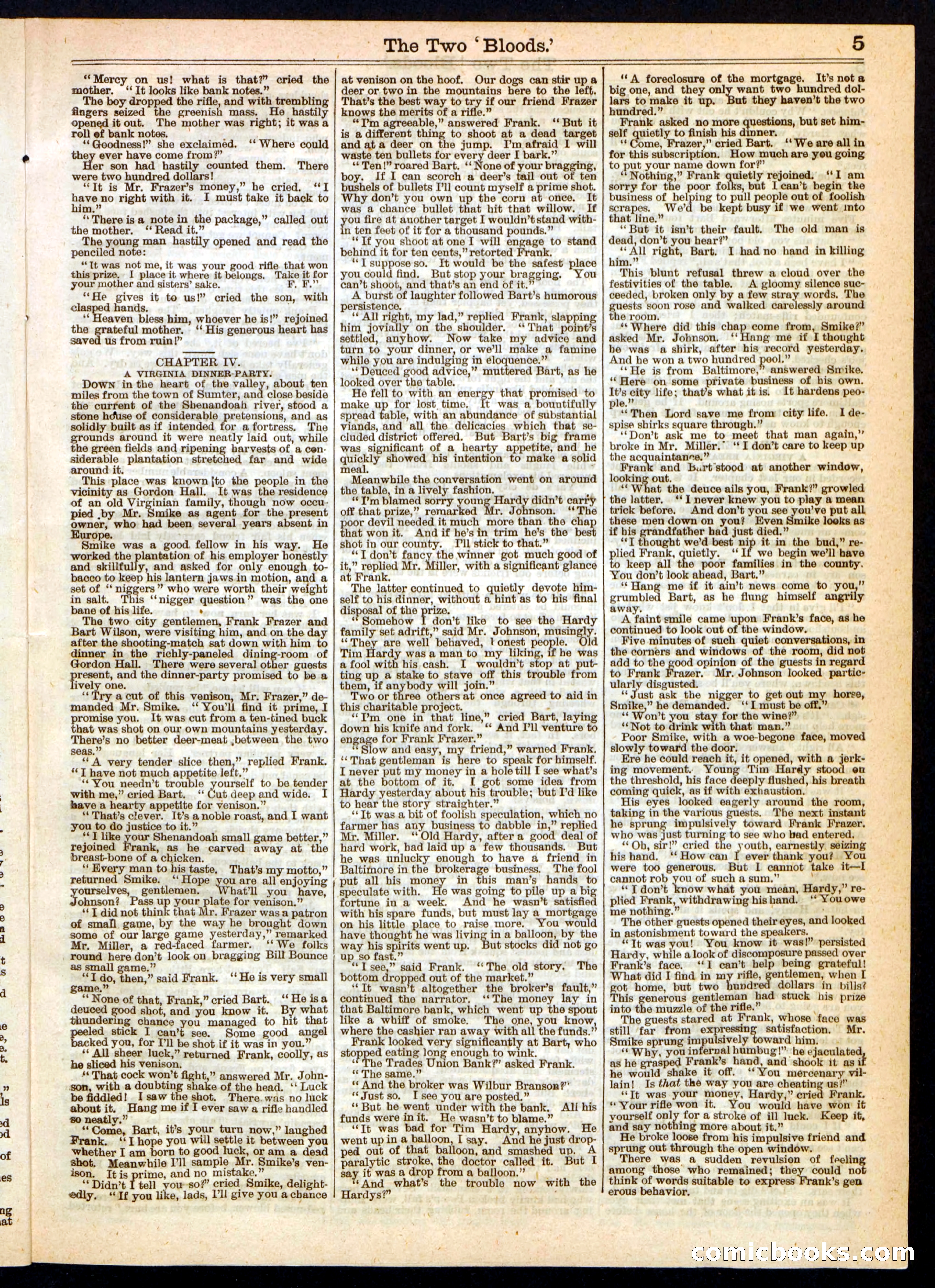 Beadle's Half Dime Library, No. 242 — page 5 of 16