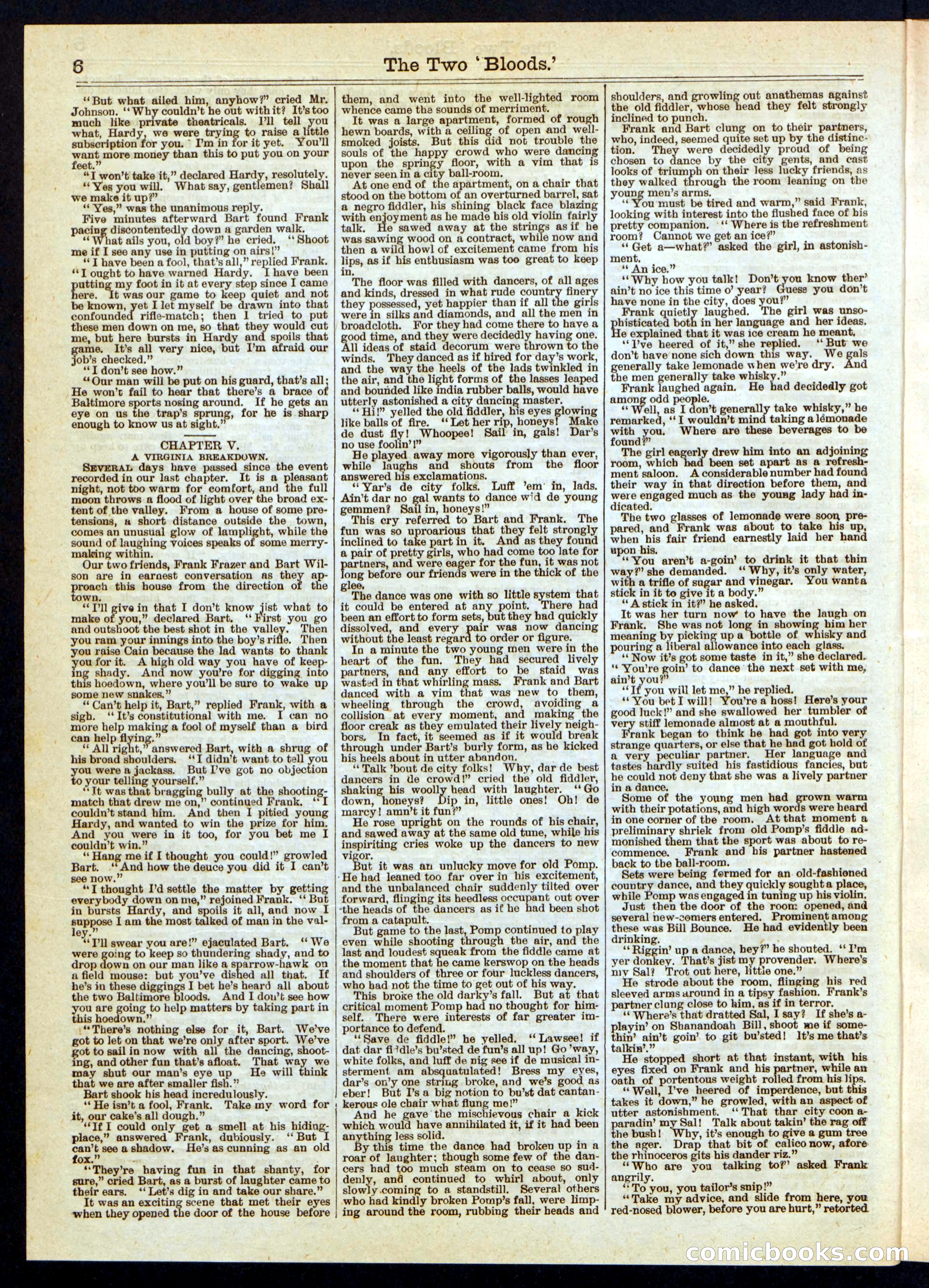 Beadle's Half Dime Library, No. 242 — page 6 of 16