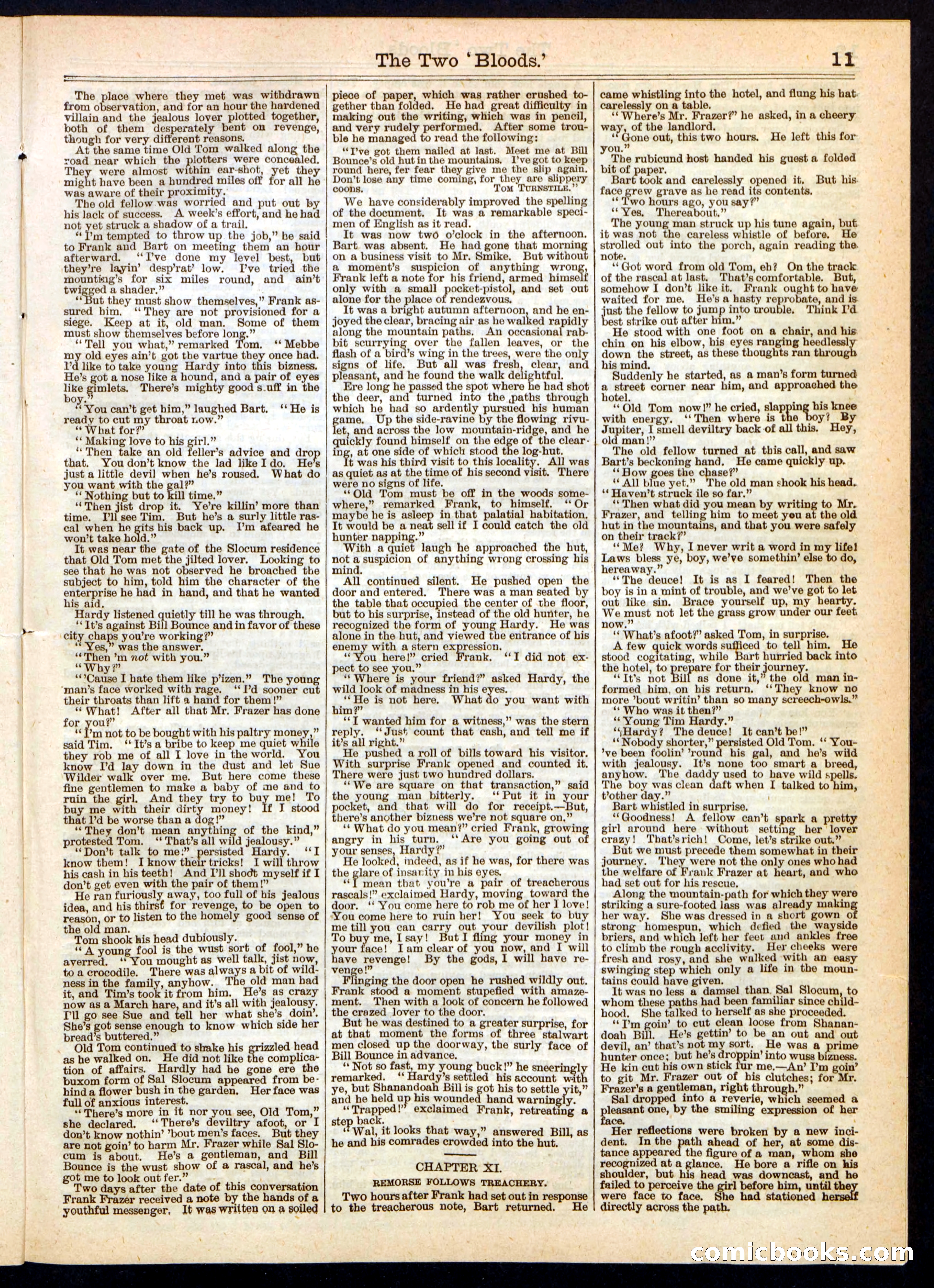 Beadle's Half Dime Library, No. 242 — page 11 of 16