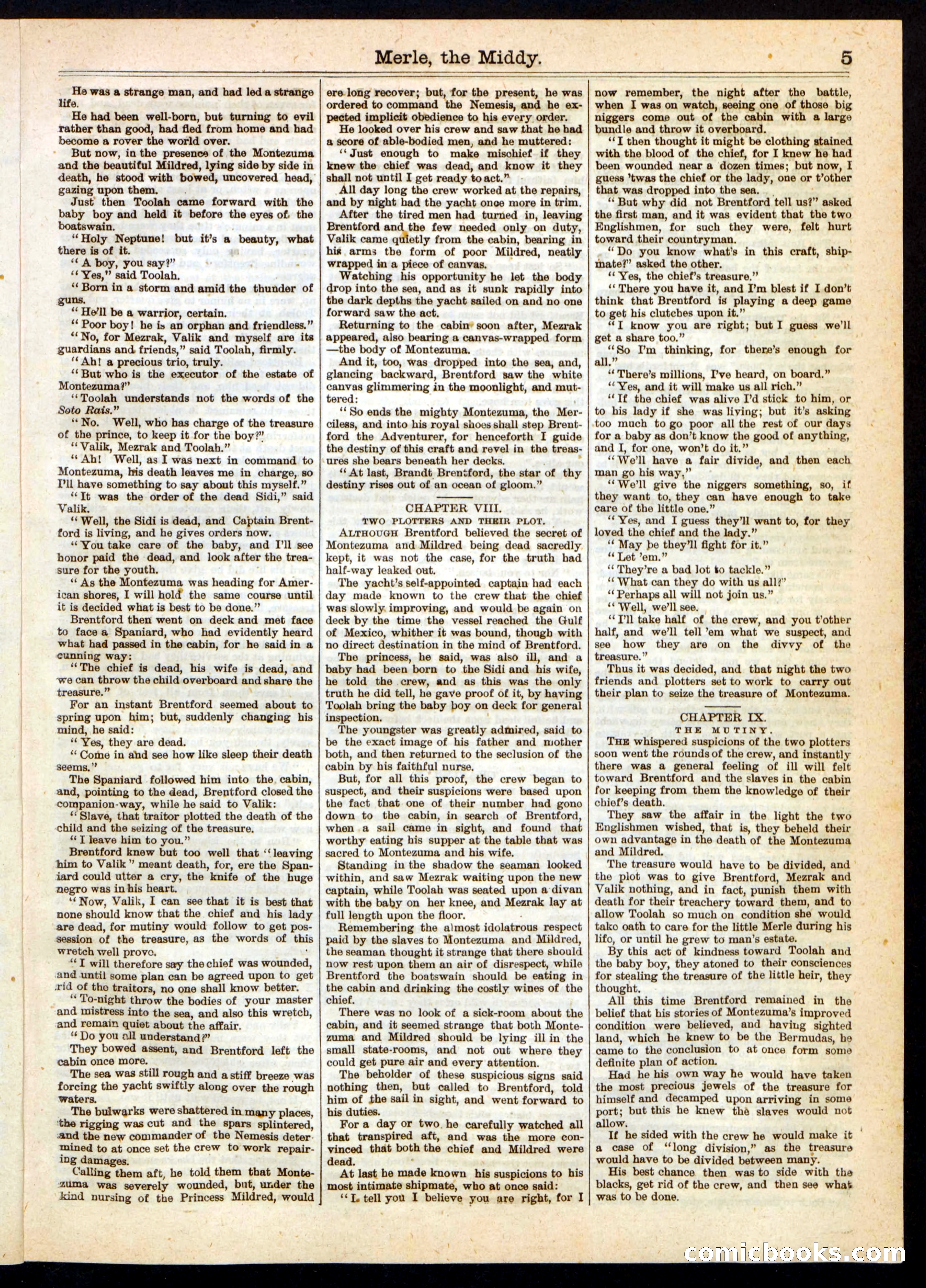 Beadle's Half Dime Library, No. 245 — page 5 of 16