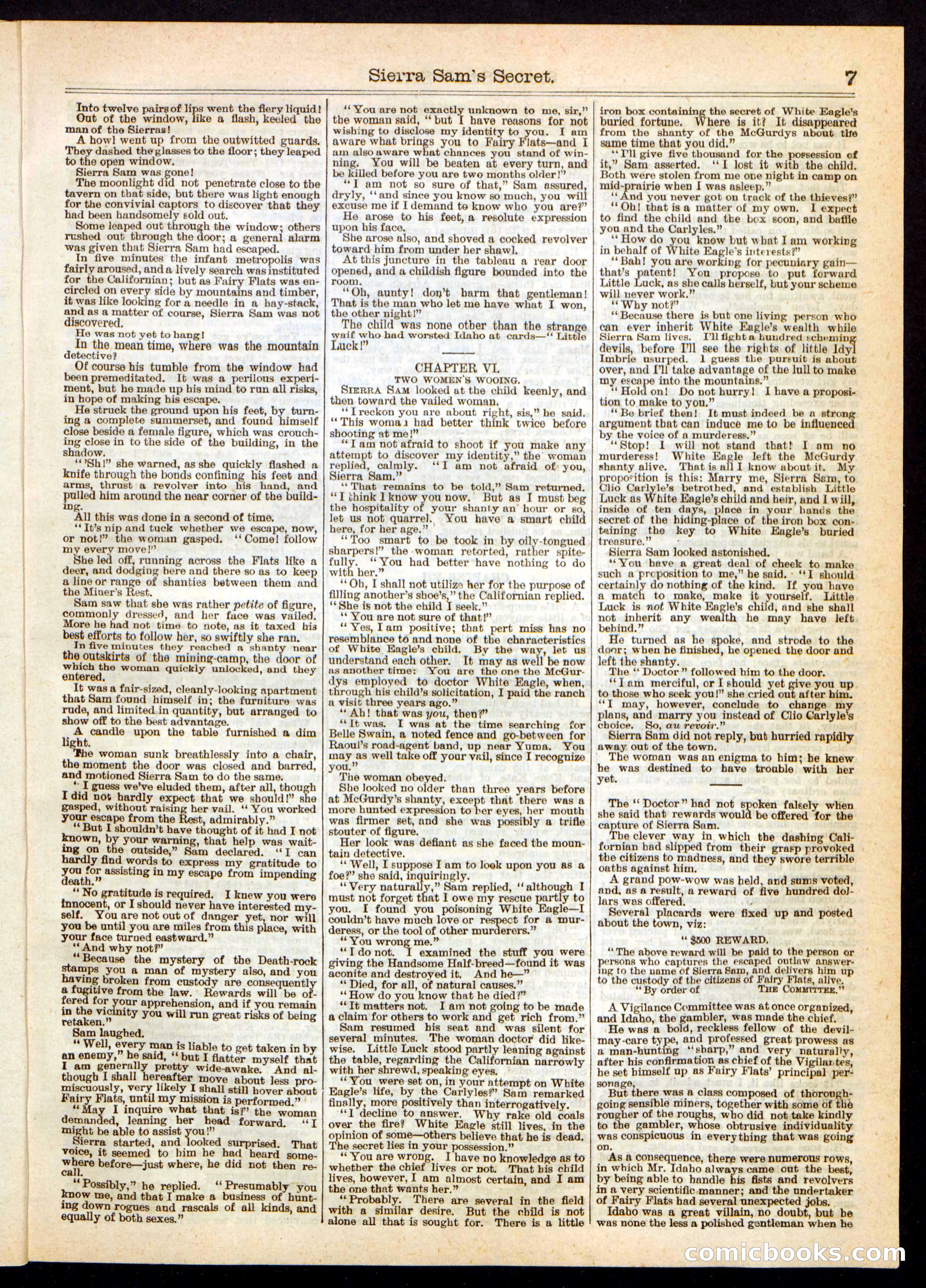 Beadle's Half Dime Library, No. 248 — page 7 of 16