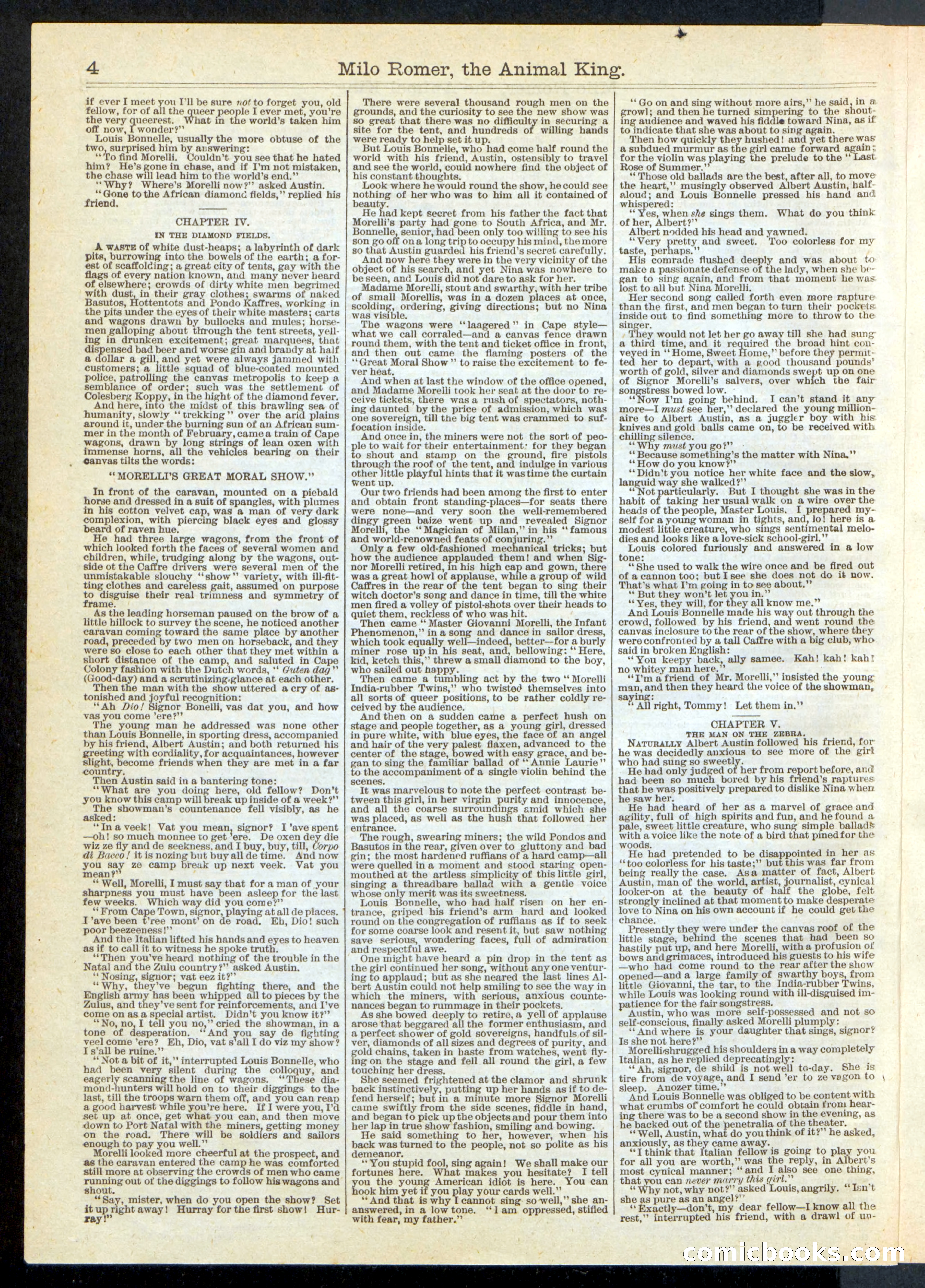 Beadle's Half Dime Library, No. 249 — page 4 of 24