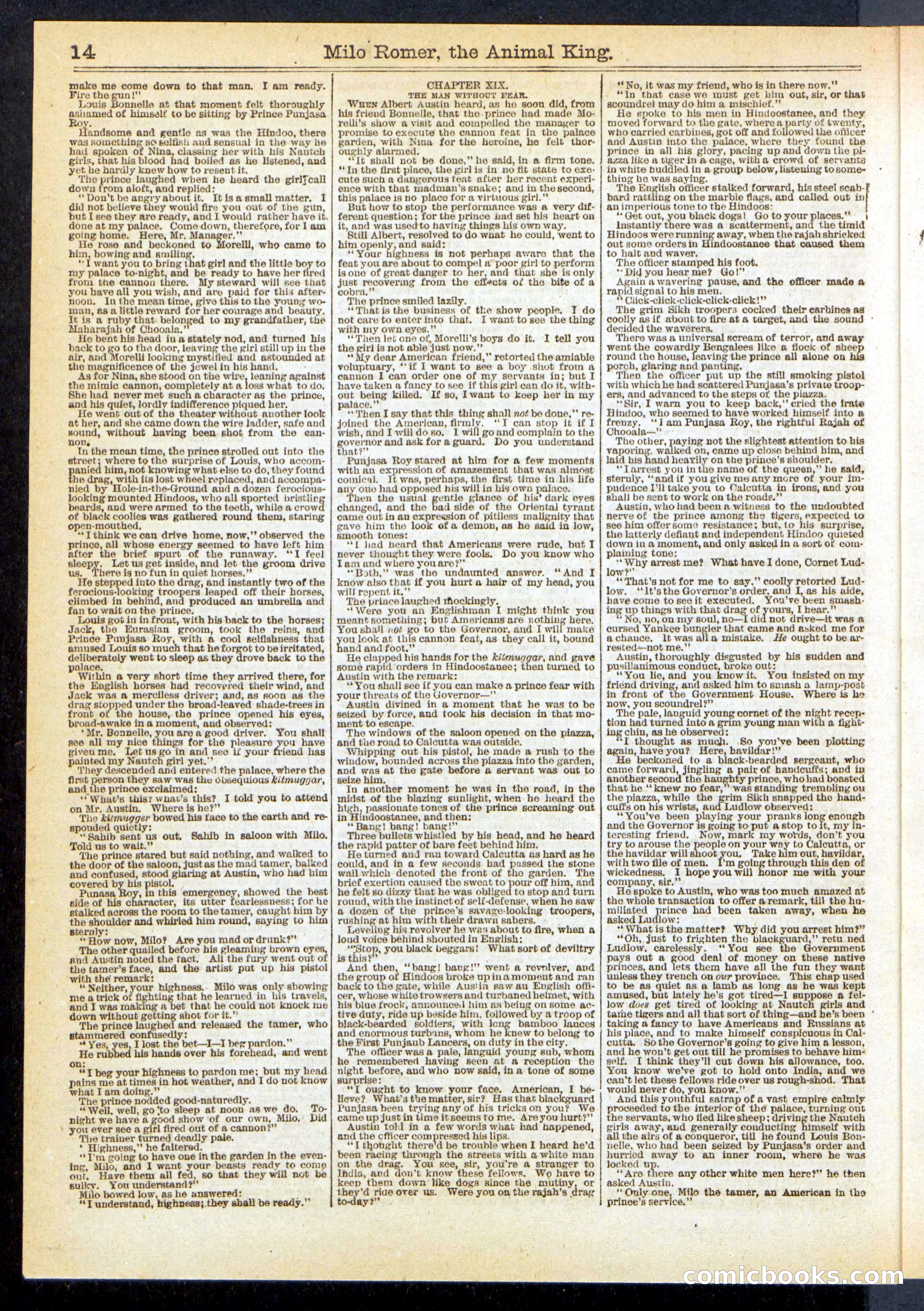 Beadle's Half Dime Library, No. 249 — page 14 of 24