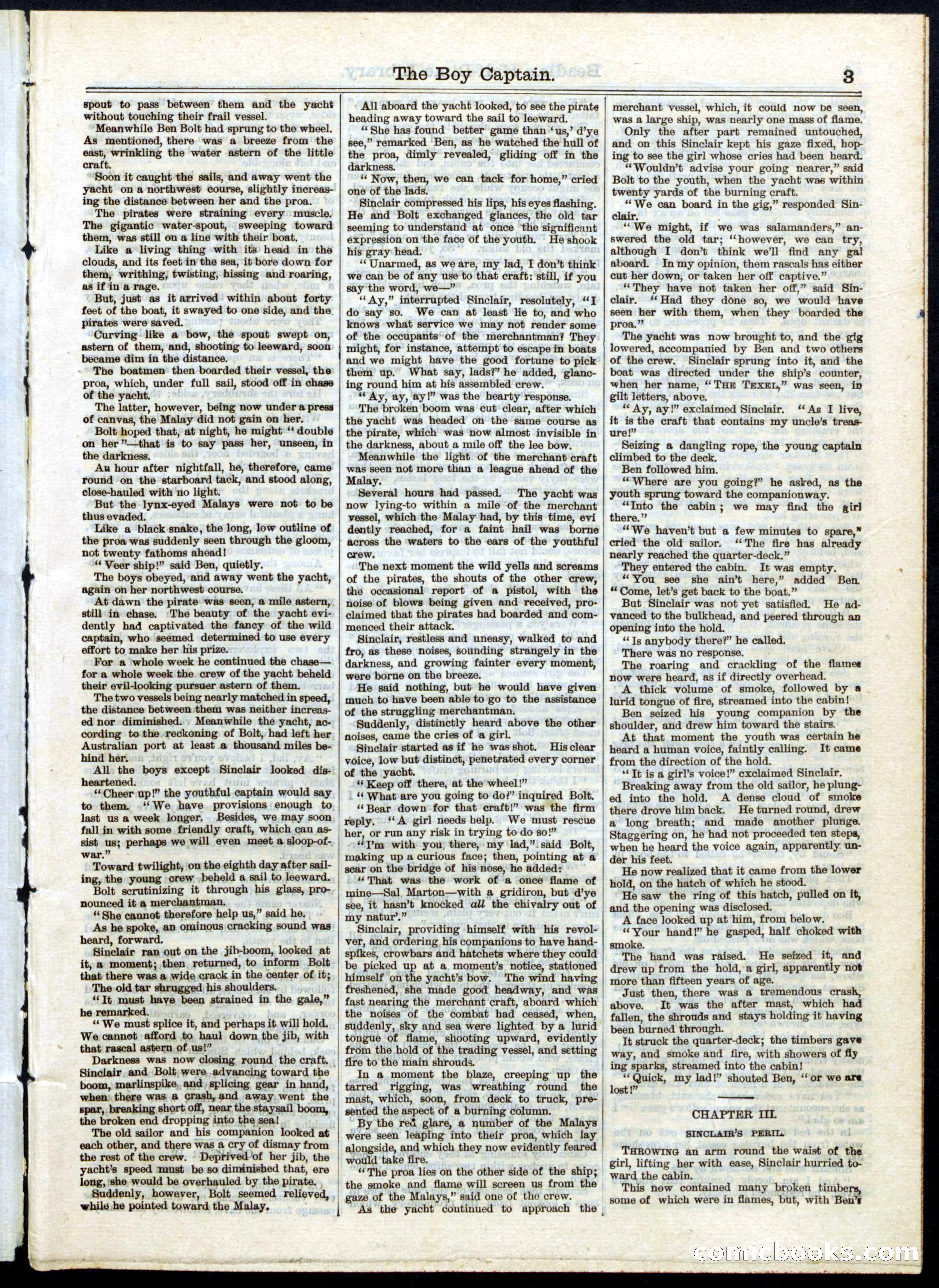Beadle's Half Dime Library, No. 25 — page 3 of 20