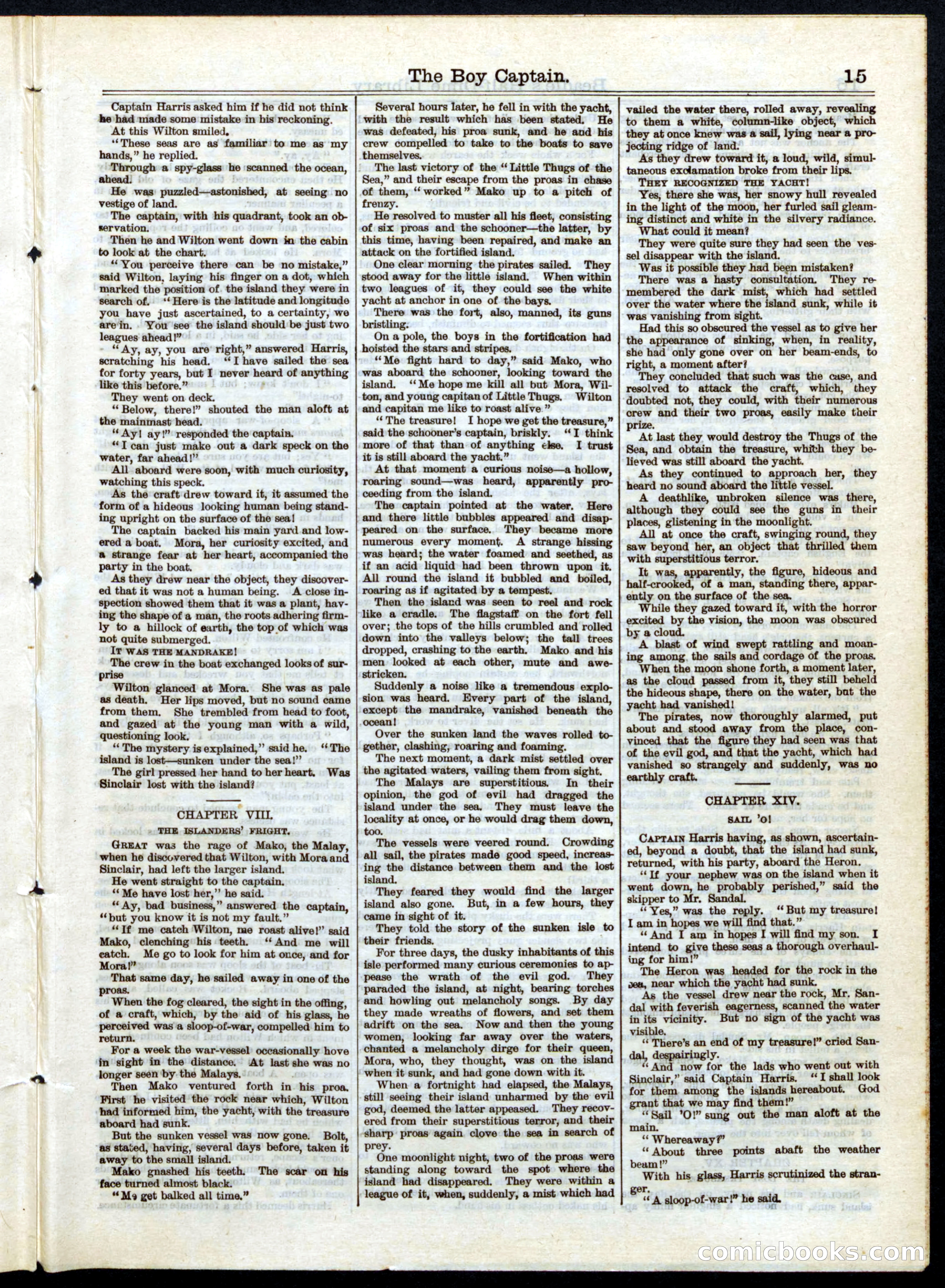 Beadle's Half Dime Library, No. 25 — page 15 of 20