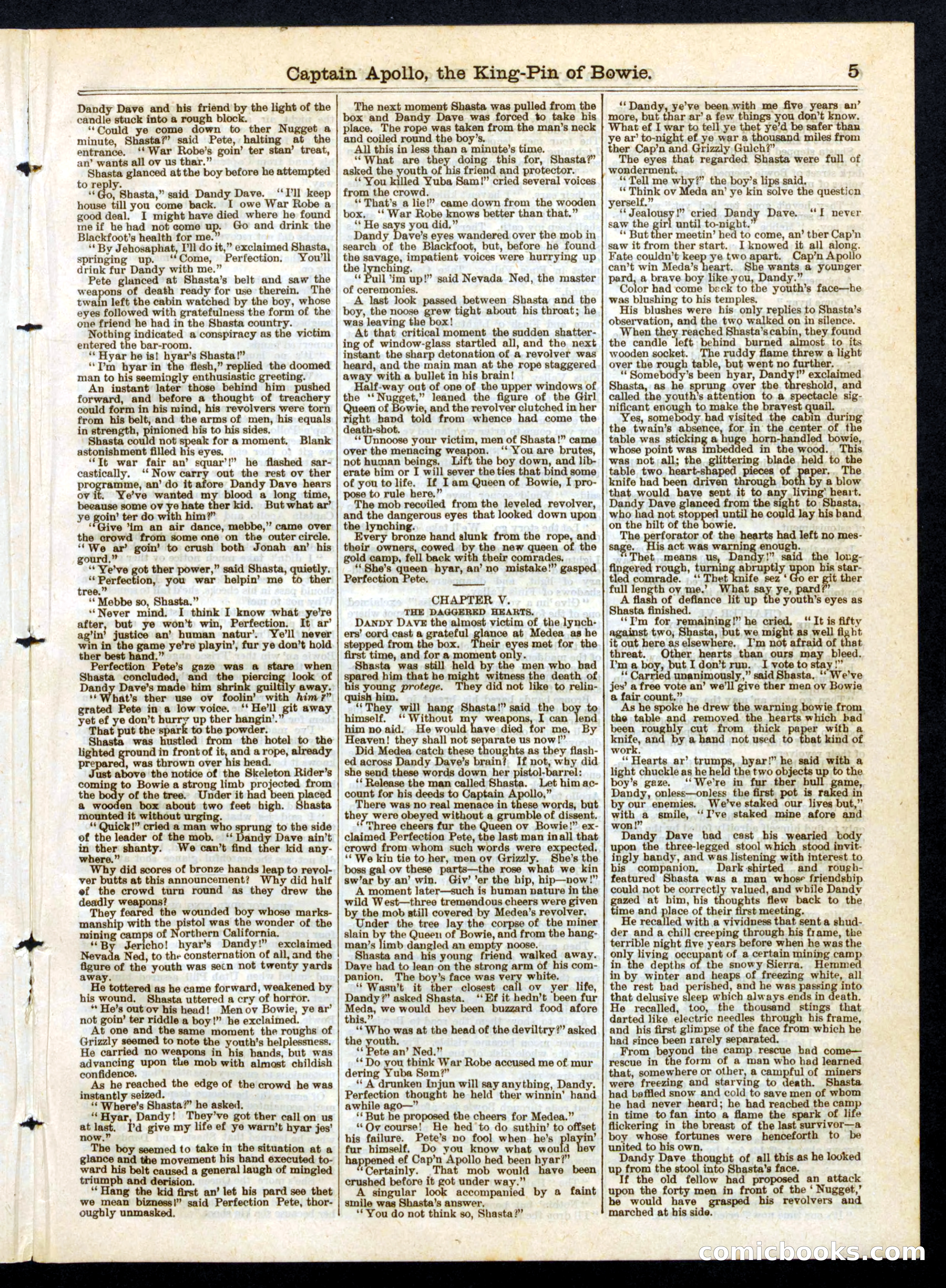 Beadle's Half Dime Library No. 255 — page 5 of 16