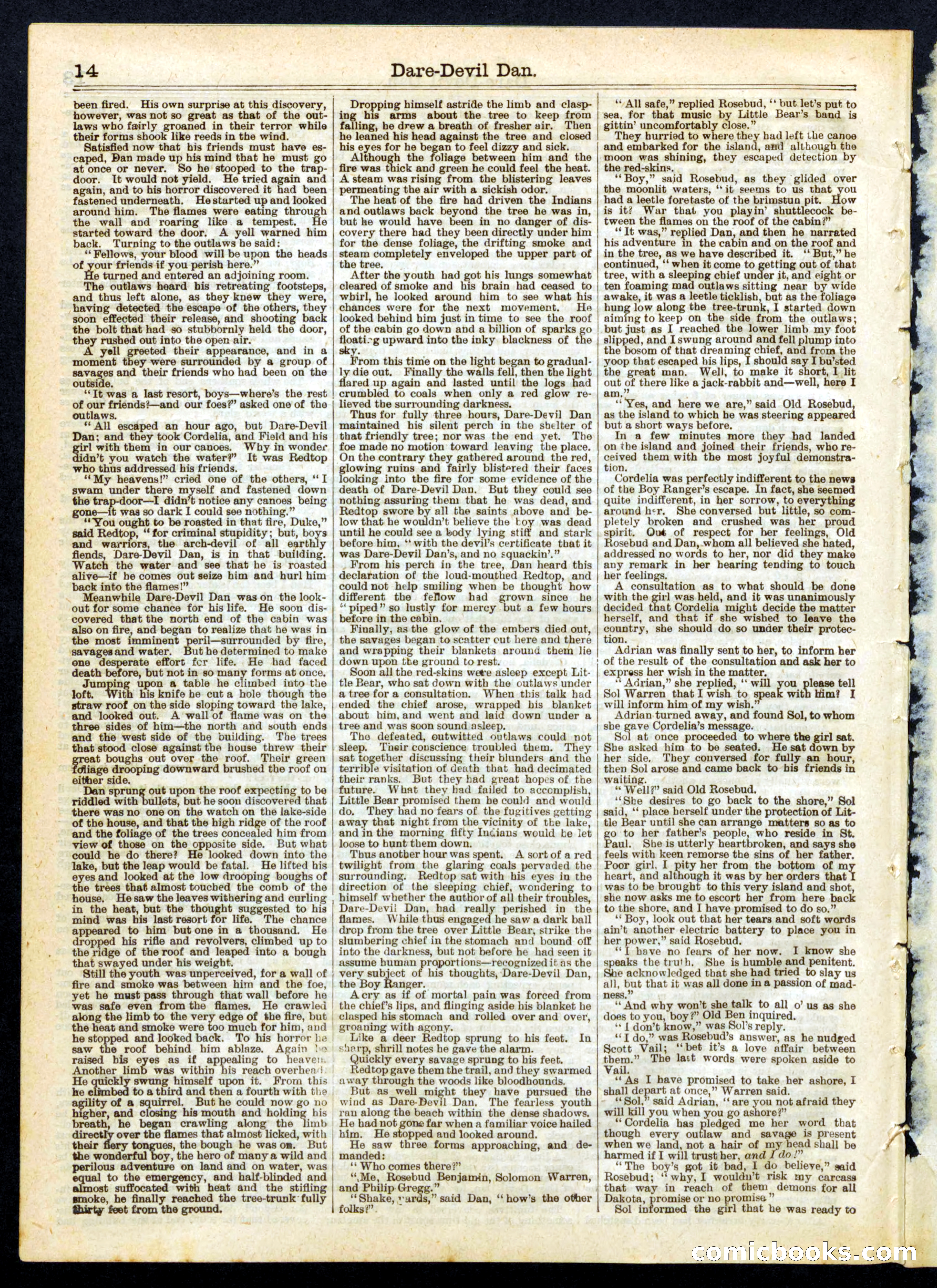 Beadle's Half Dime Library, No. 260 — page 14 of 16
