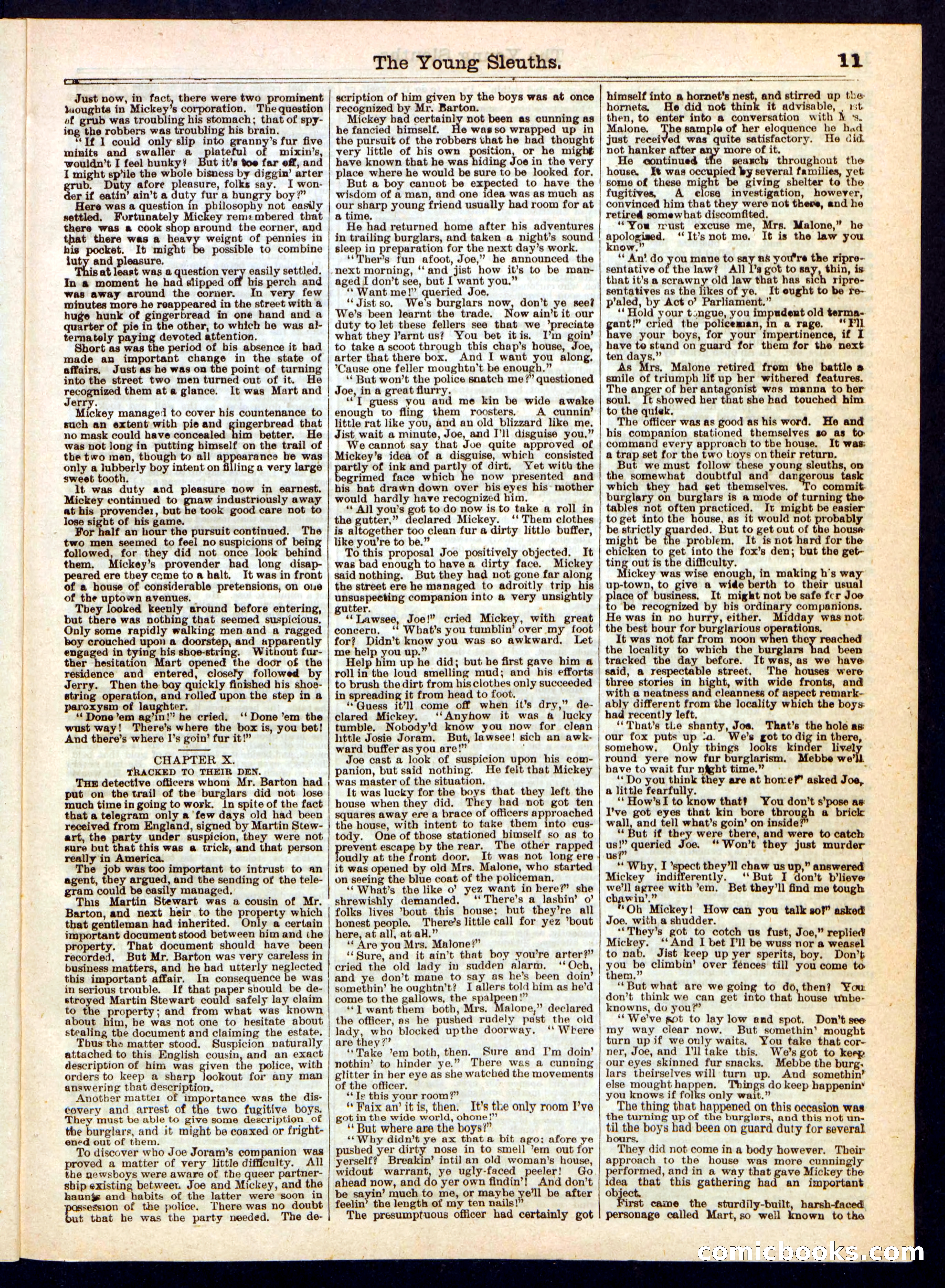 Beadle's Half Dime Library, No. 262 — page 11 of 16