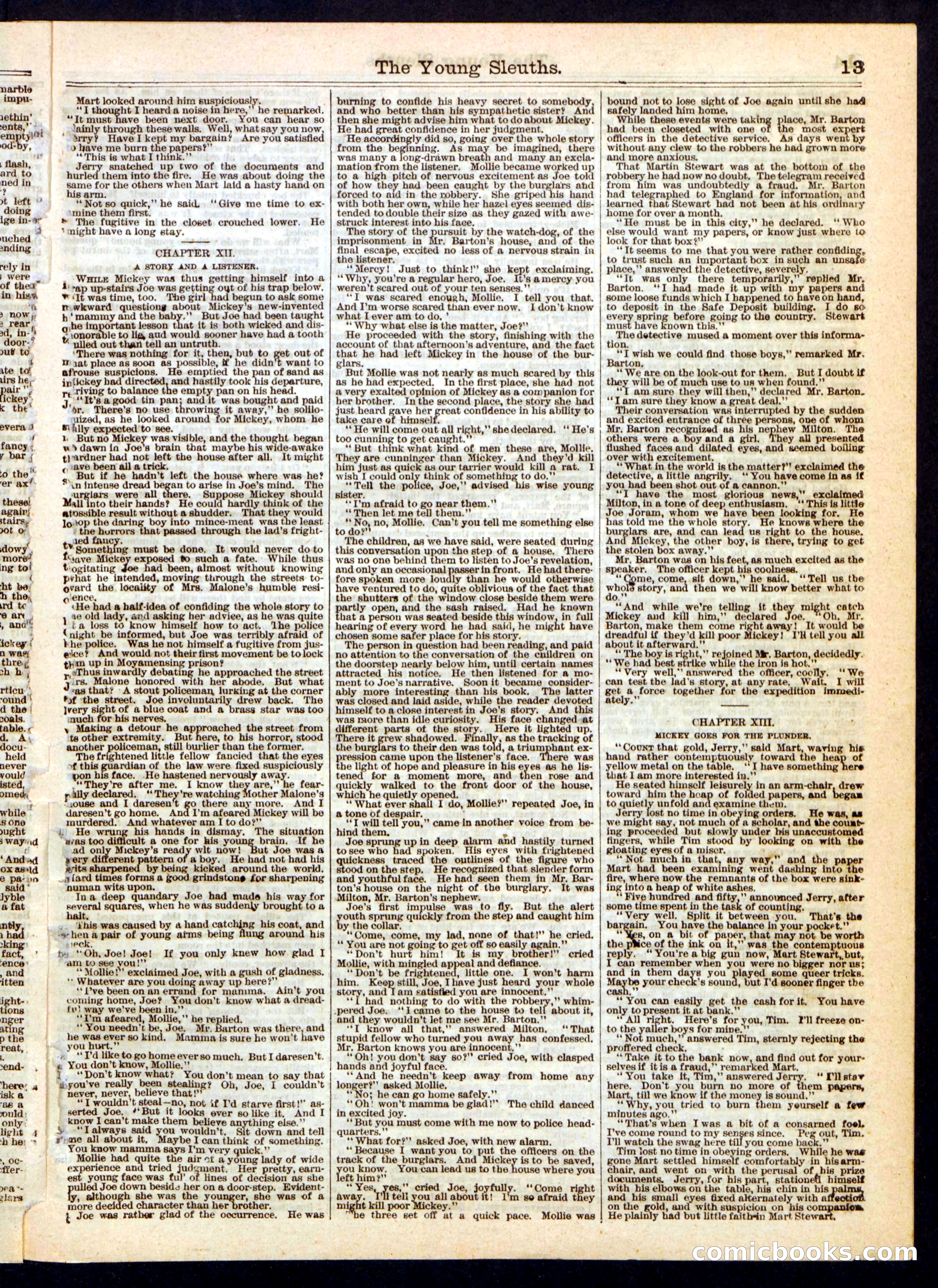Beadle's Half Dime Library, No. 262 — page 13 of 16