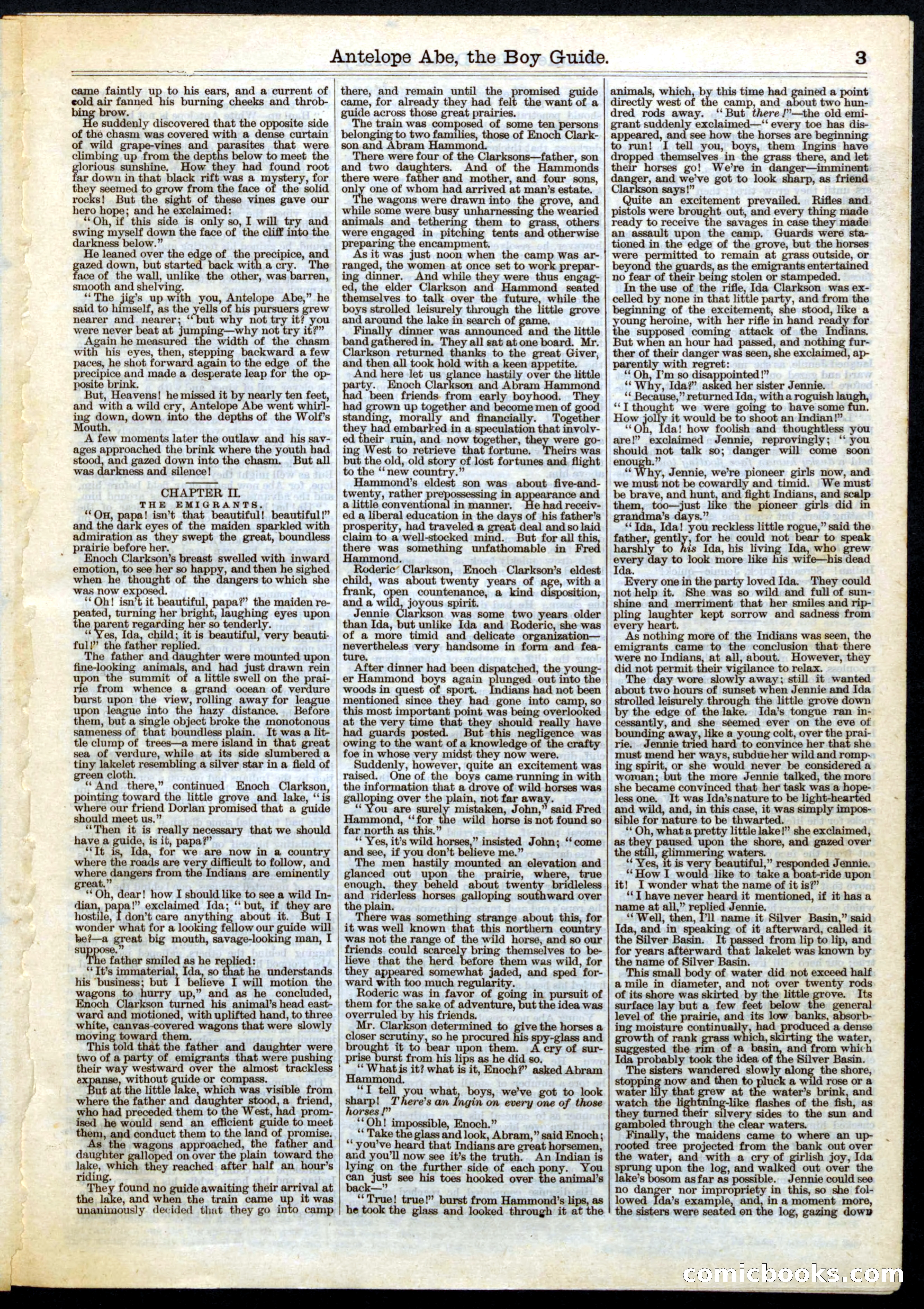 Beadle's Half Dime Library, No. 27 — page 3 of 16
