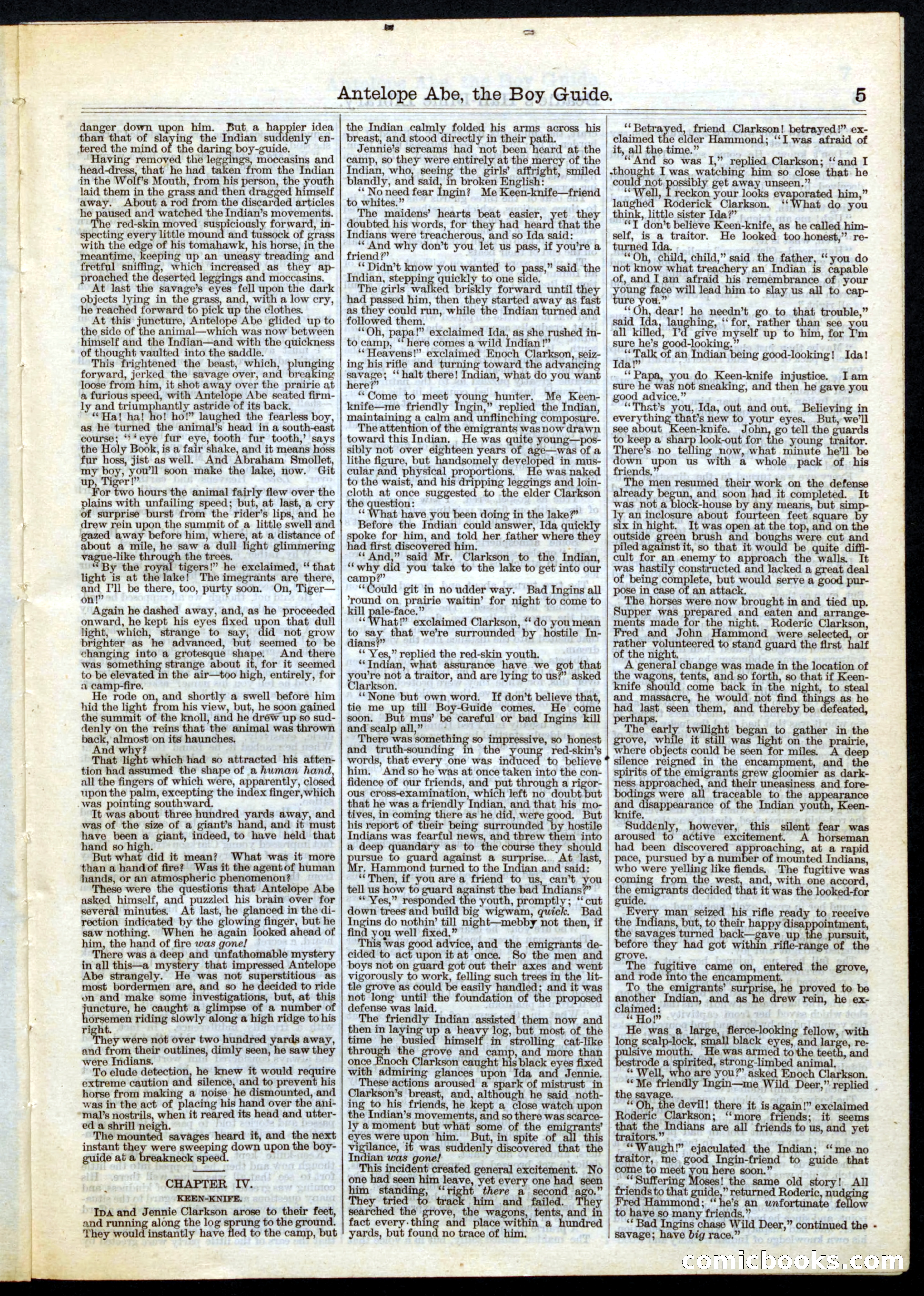 Beadle's Half Dime Library, No. 27 — page 5 of 16