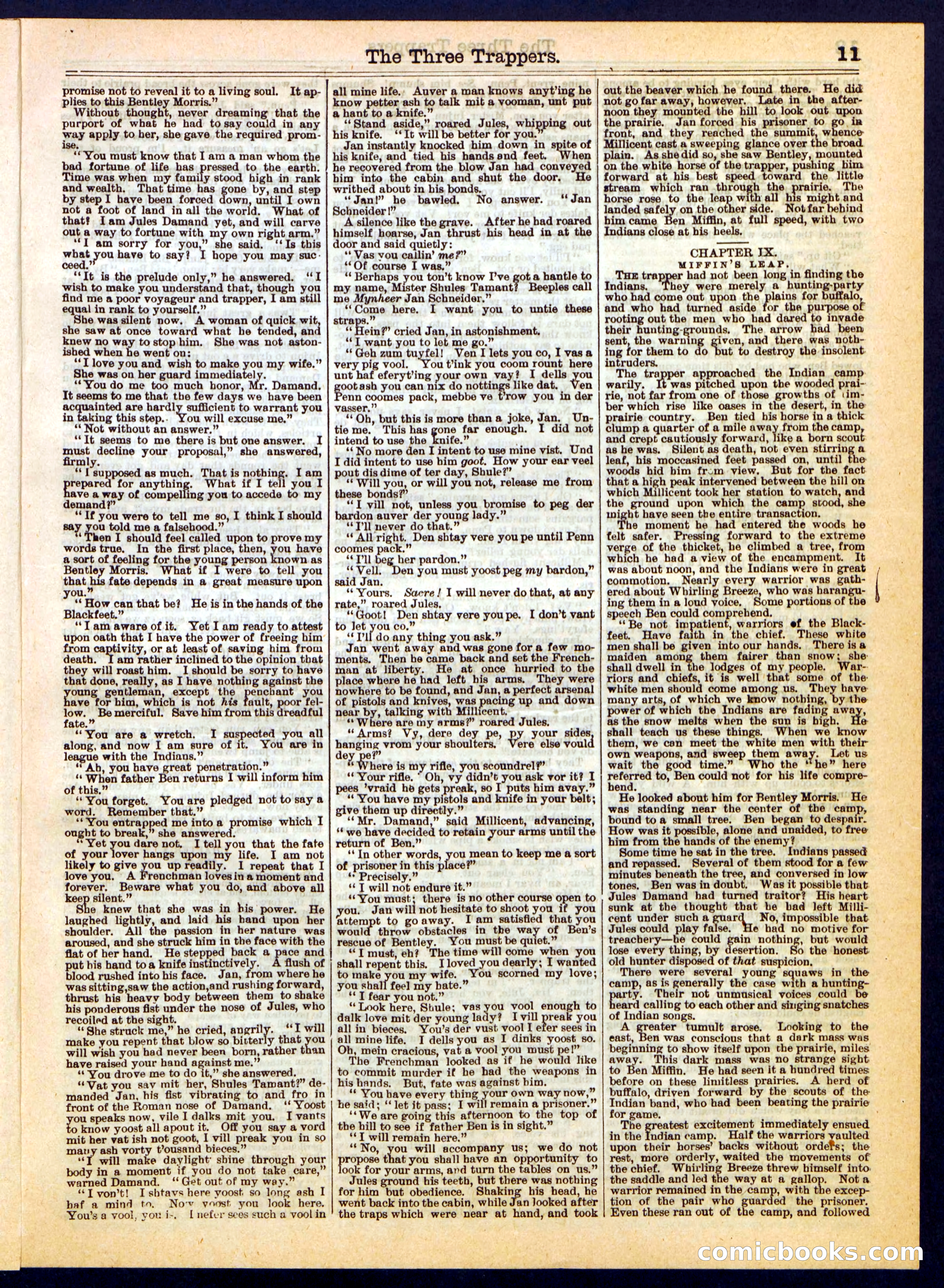 Beadle's Half Dime Library No. 278 — page 11 of 16
