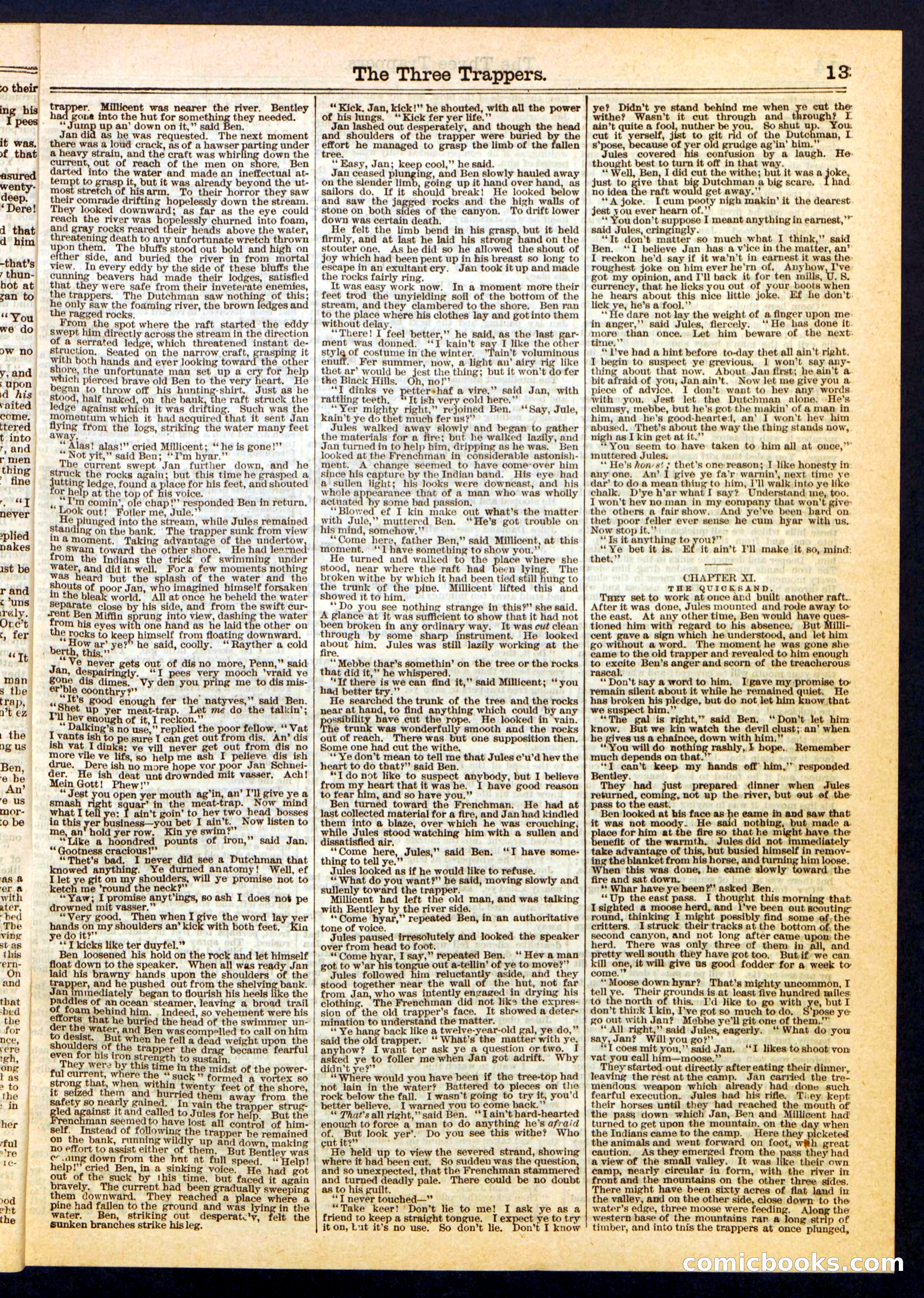 Beadle's Half Dime Library No. 278 — page 13 of 16