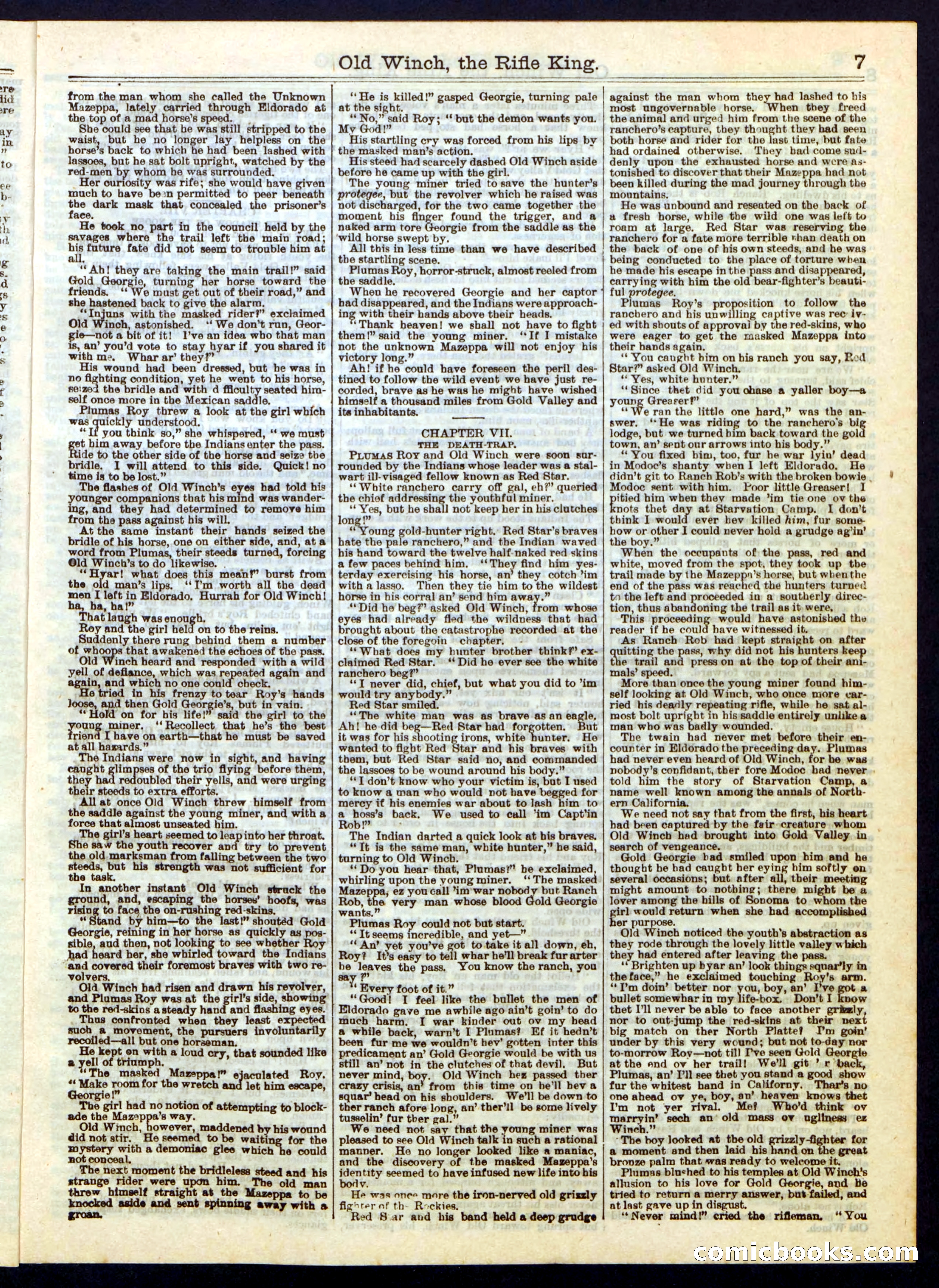 Beadle's Half Dime Library, No. 279 — page 7 of 16