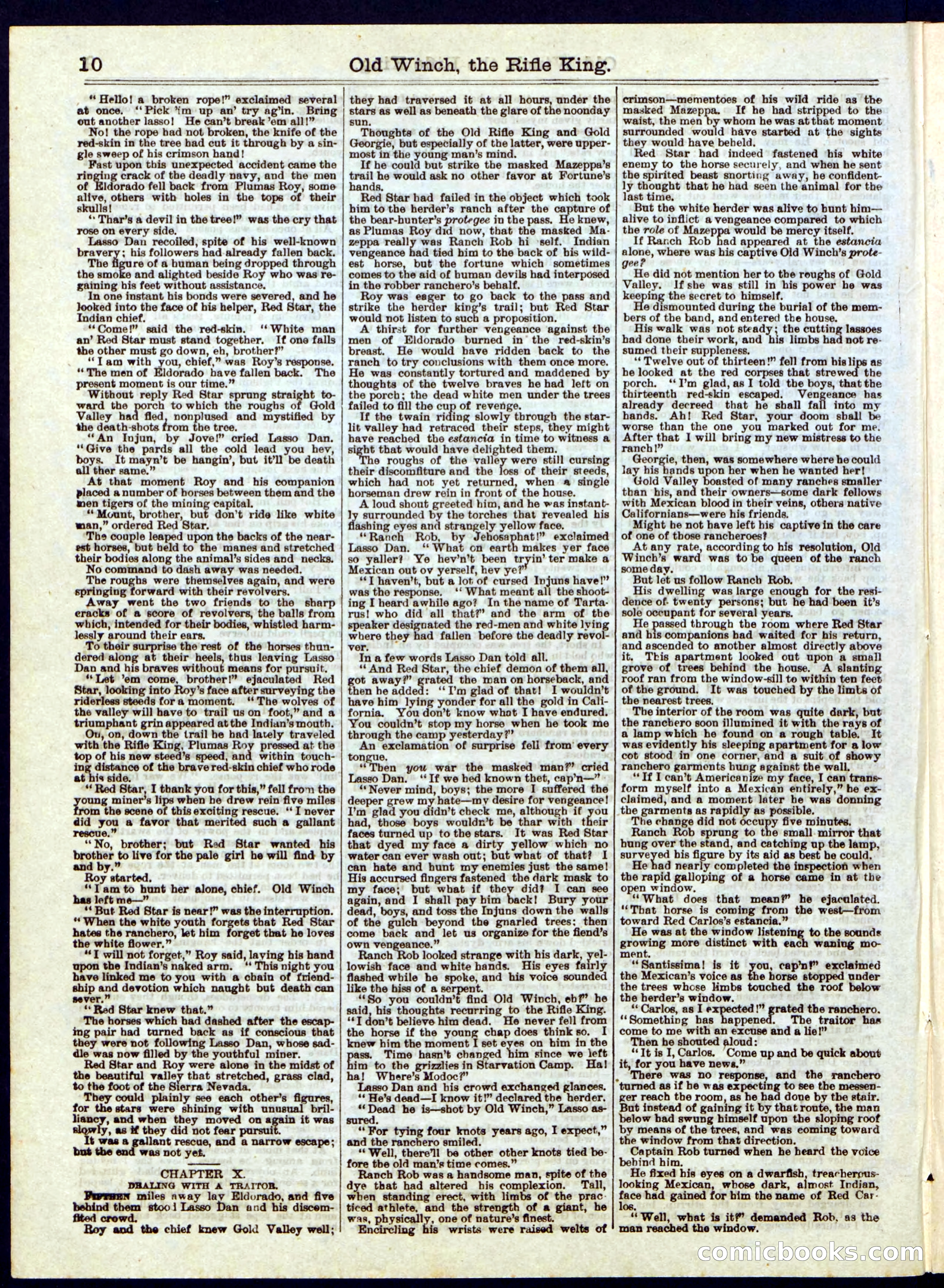 Beadle's Half Dime Library, No. 279 — page 10 of 16