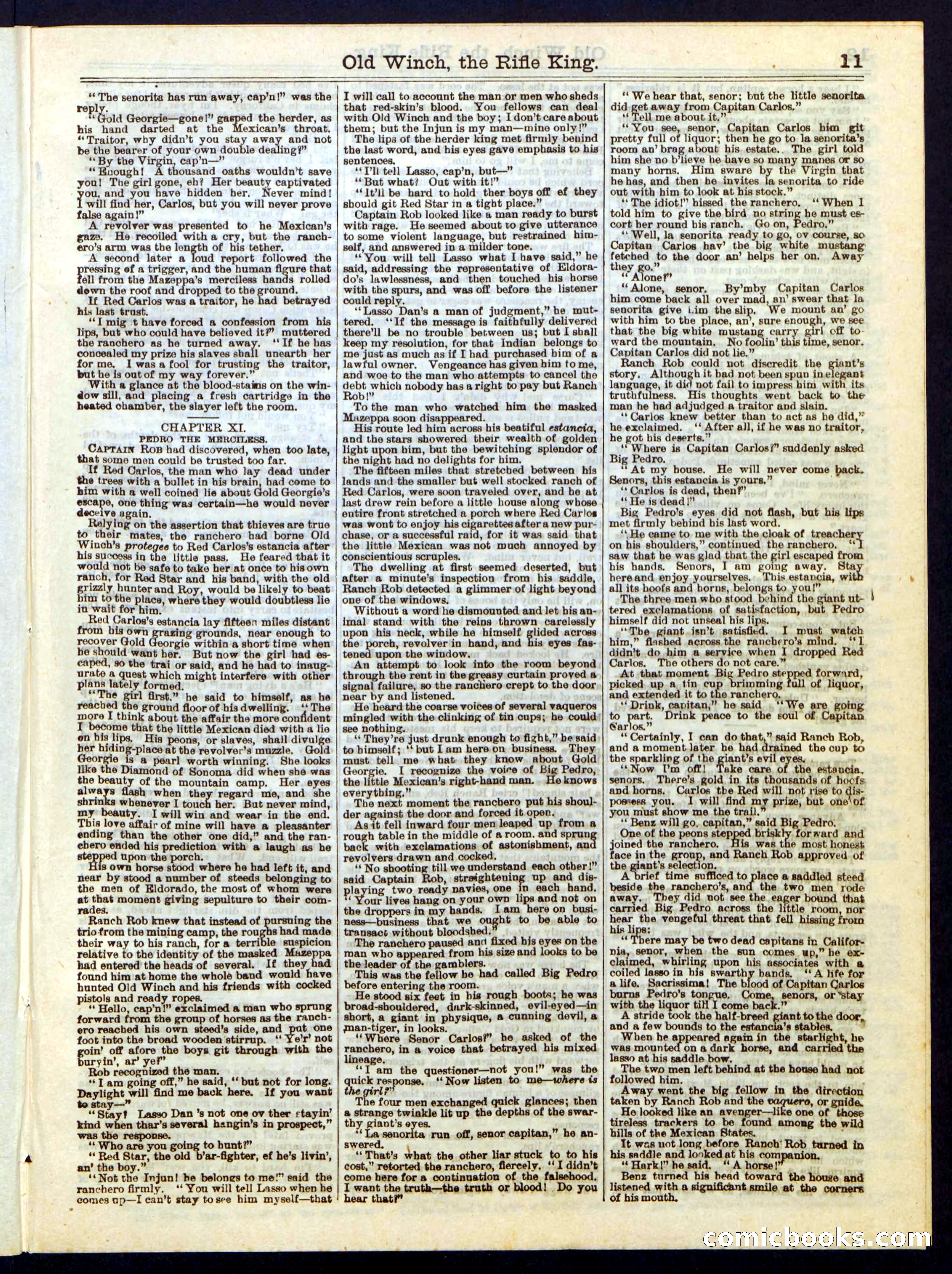 Beadle's Half Dime Library, No. 279 — page 11 of 16
