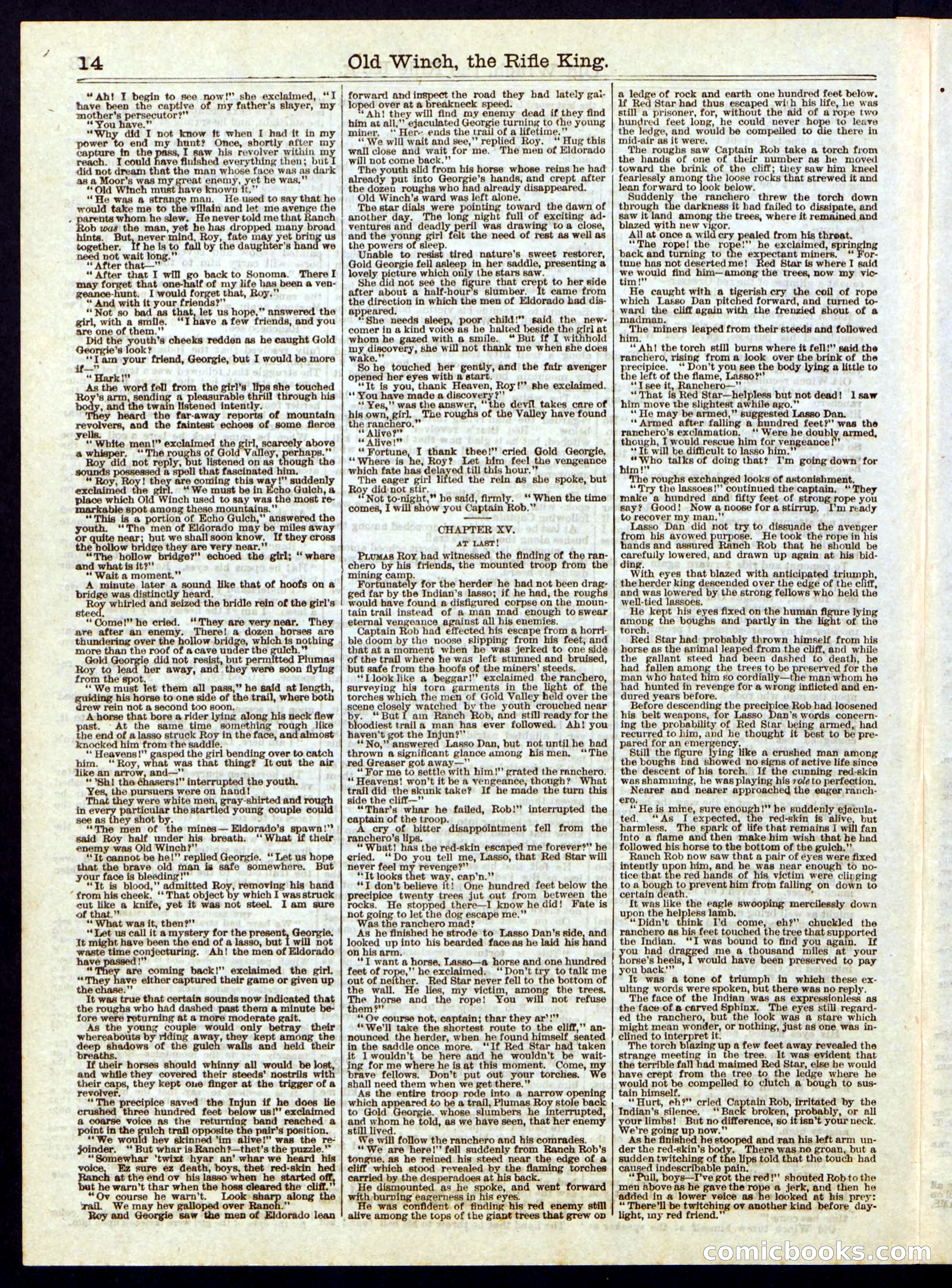 Beadle's Half Dime Library, No. 279 — page 14 of 16