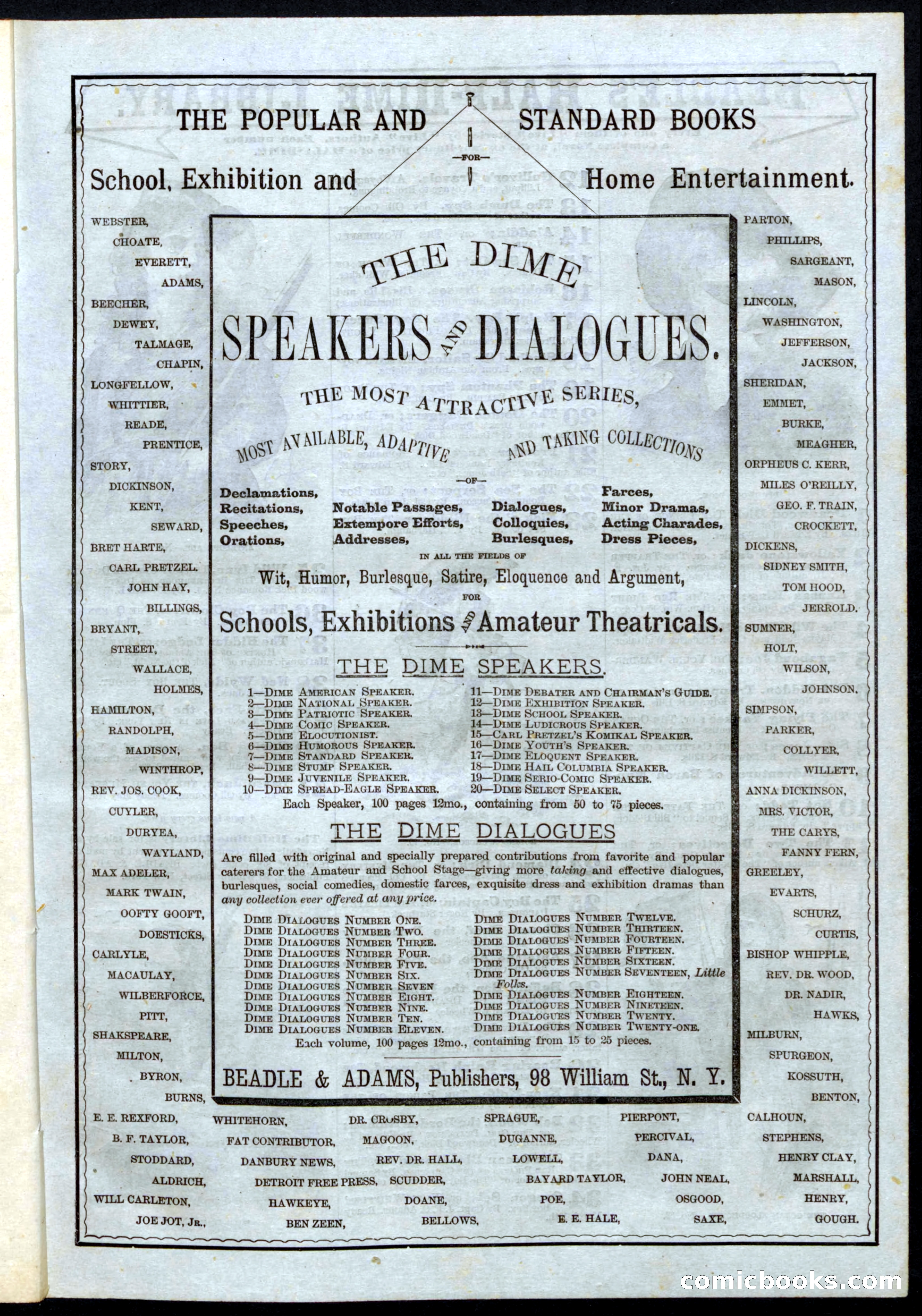 Beadle's Half Dime Library No. 28 — page 15 of 16