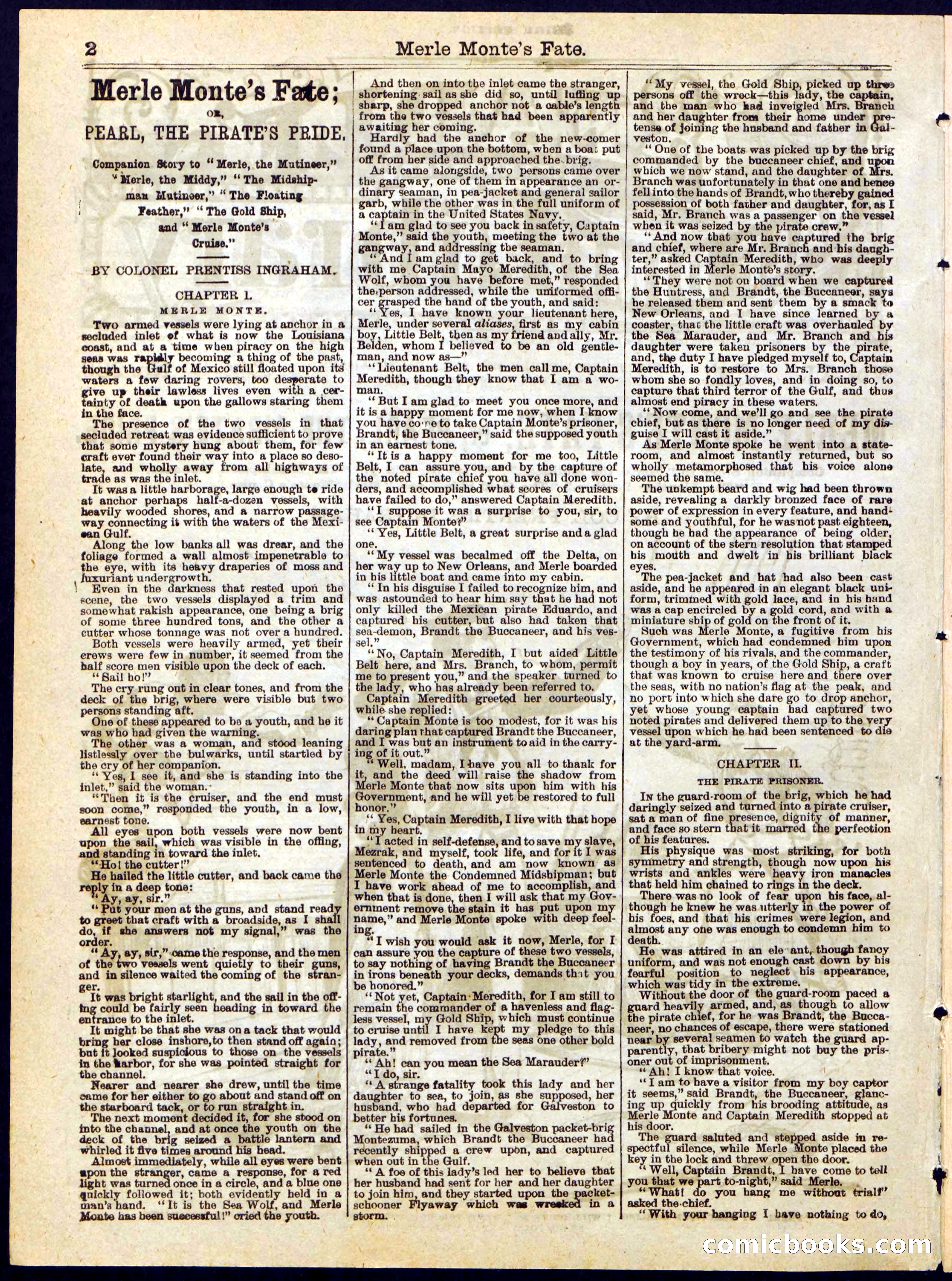 Beadle's Half Dime Library No. 280 — page 2 of 16