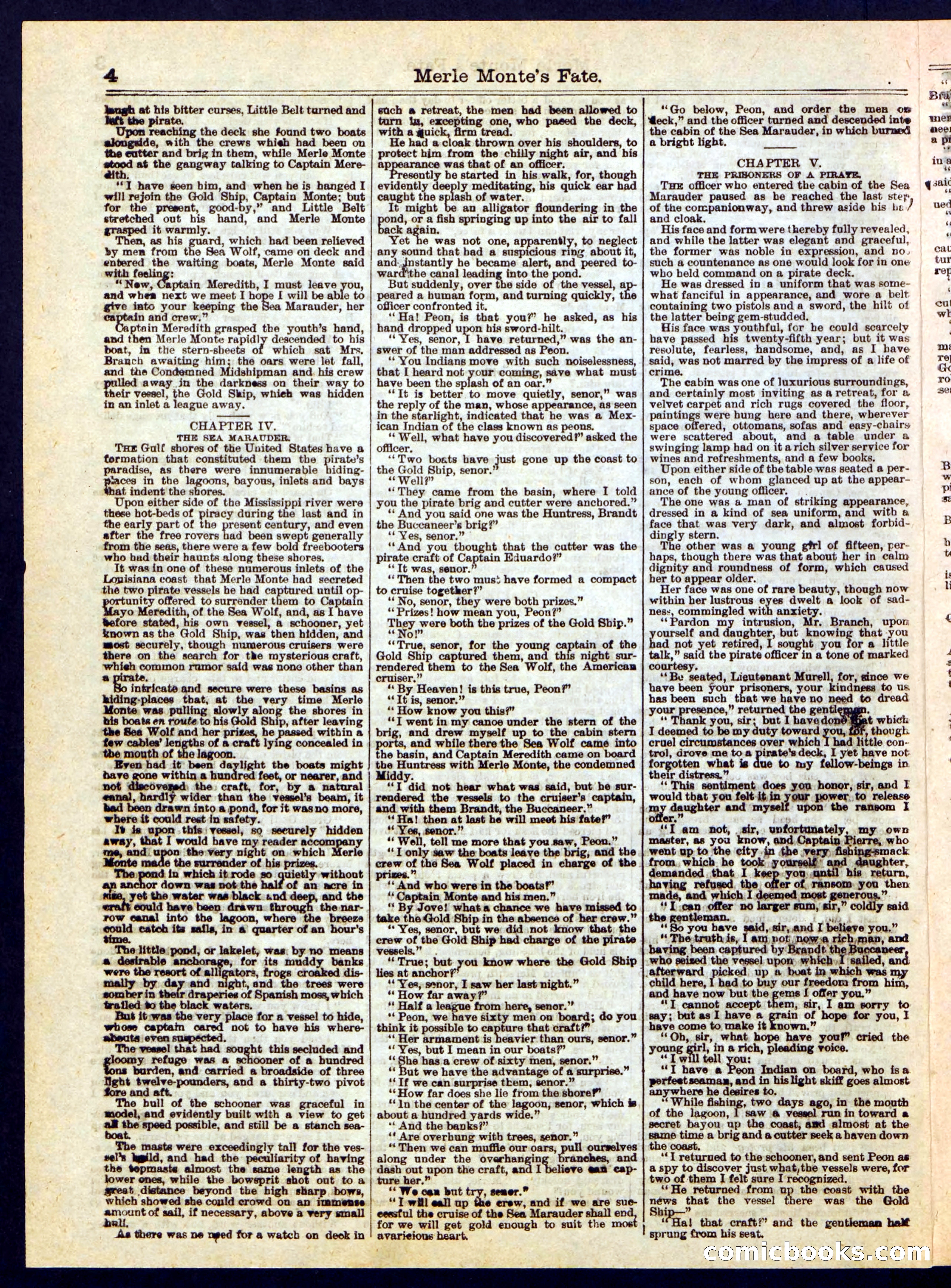 Beadle's Half Dime Library No. 280 — page 4 of 16