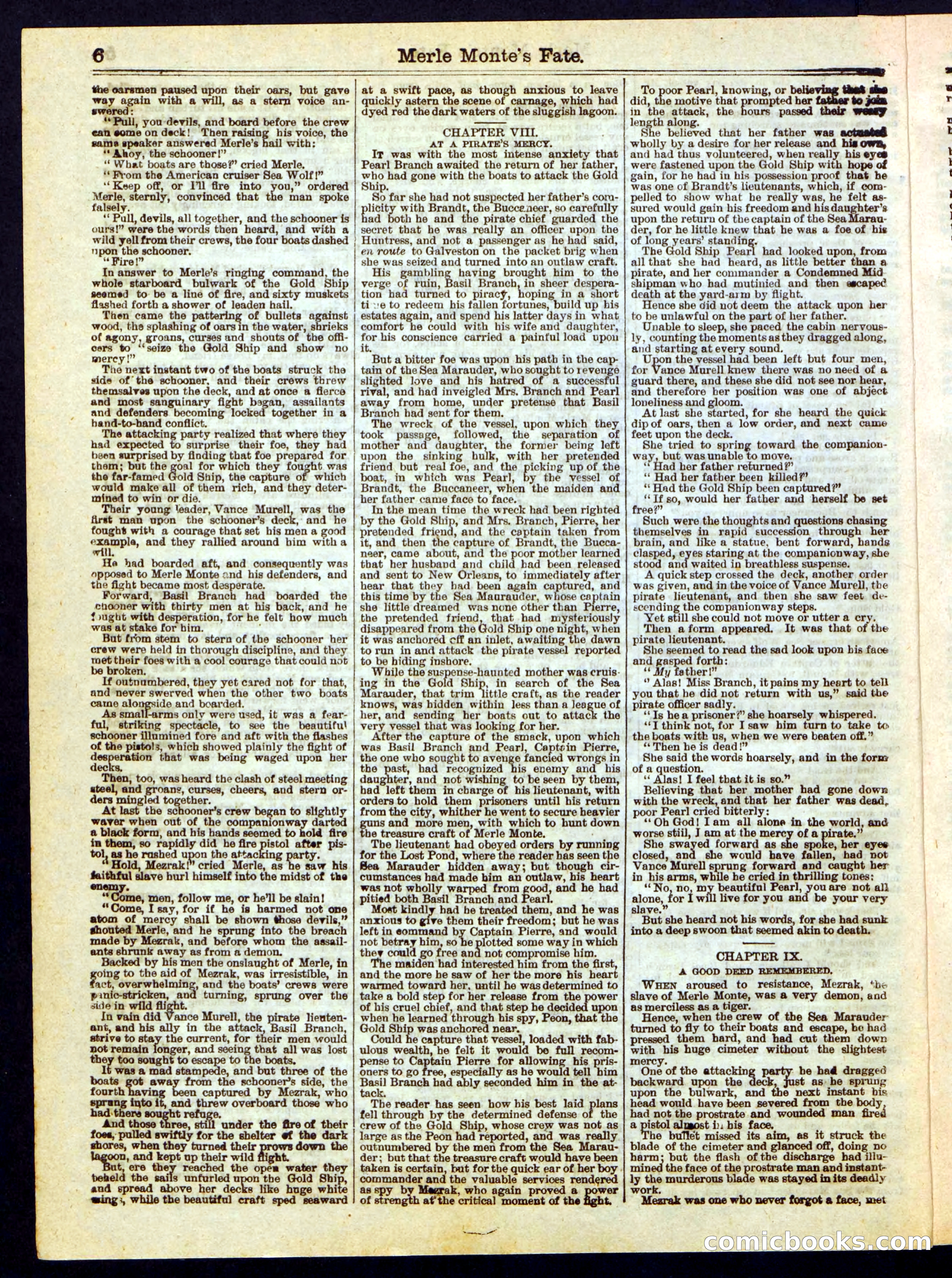 Beadle's Half Dime Library No. 280 — page 6 of 16