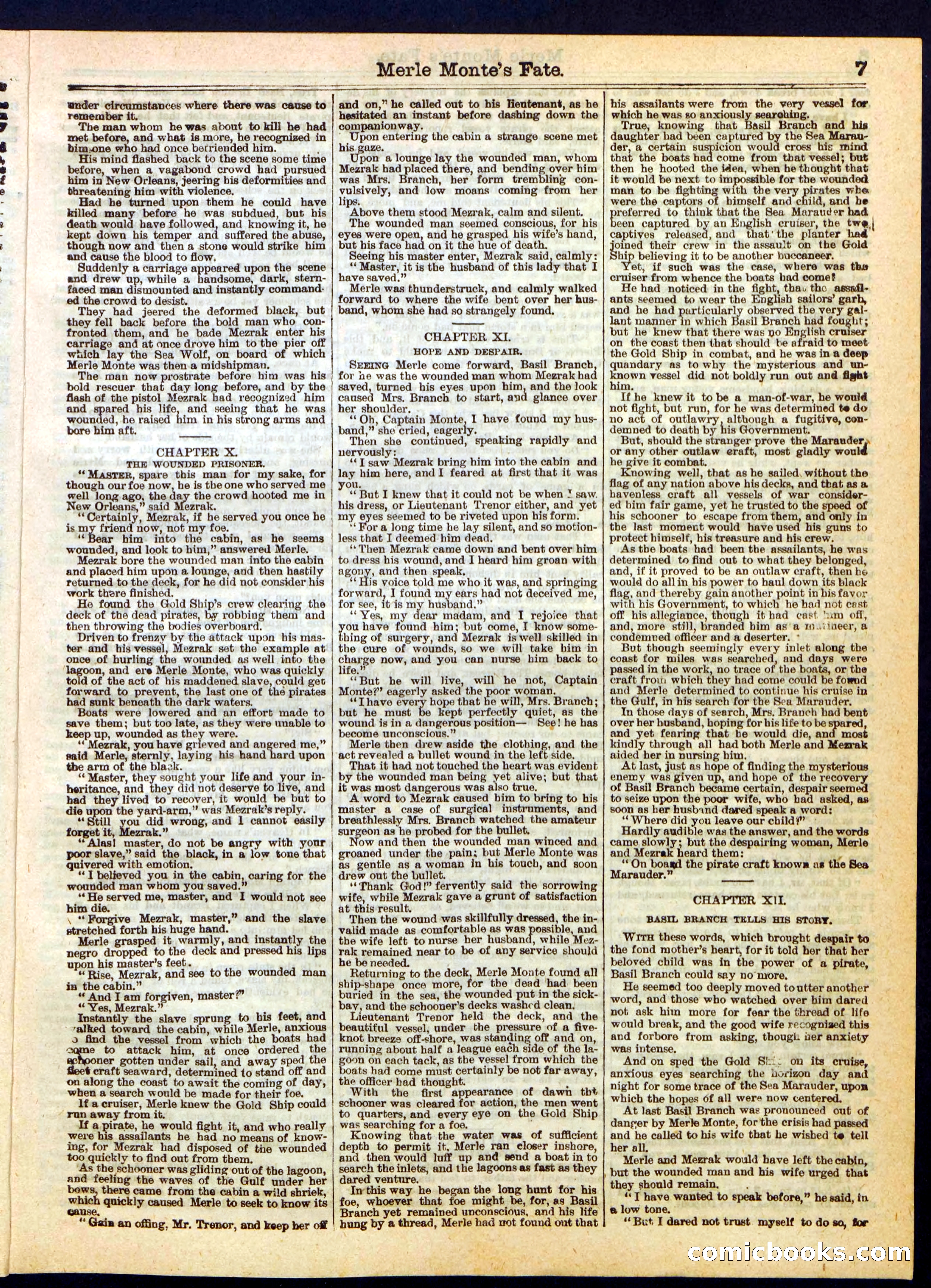 Beadle's Half Dime Library No. 280 — page 7 of 16